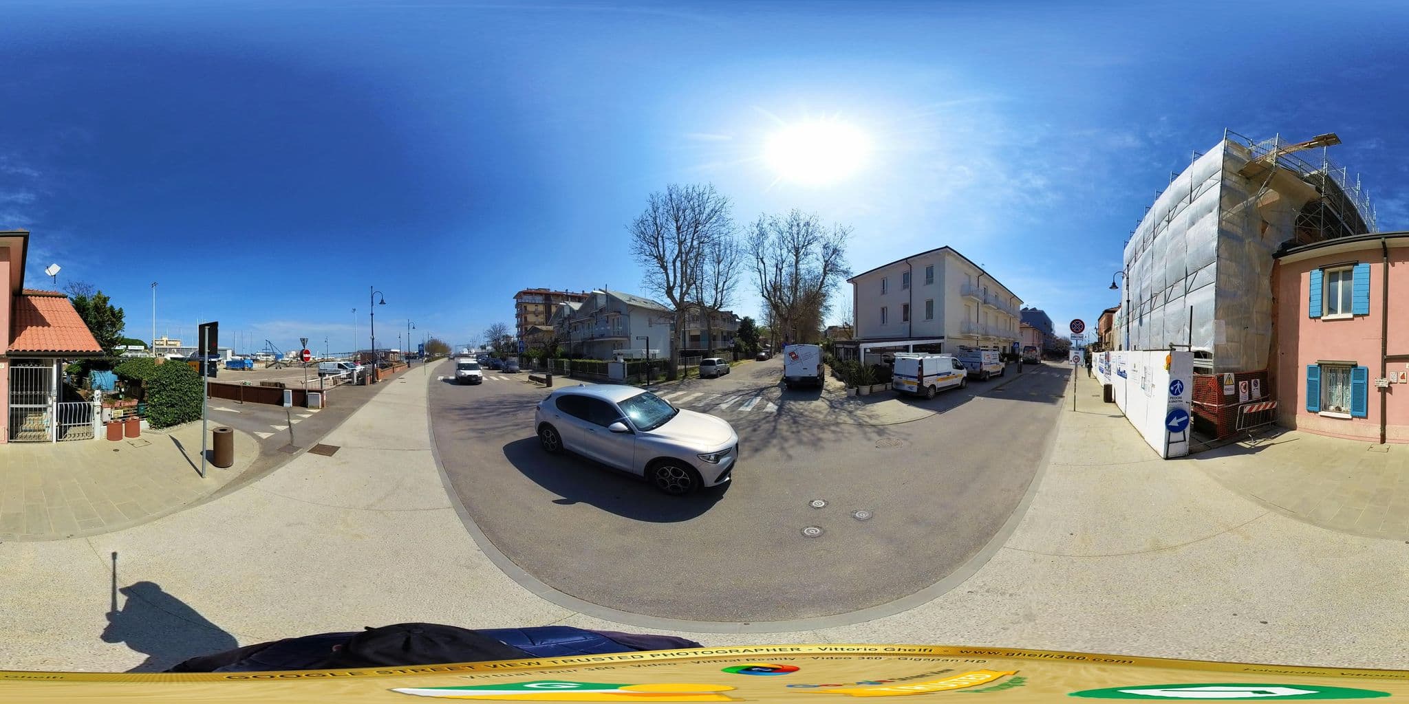 Street view near Hotel Ines, Cervia — © Ghelfi360 (CC BY-SA · Mapillary)