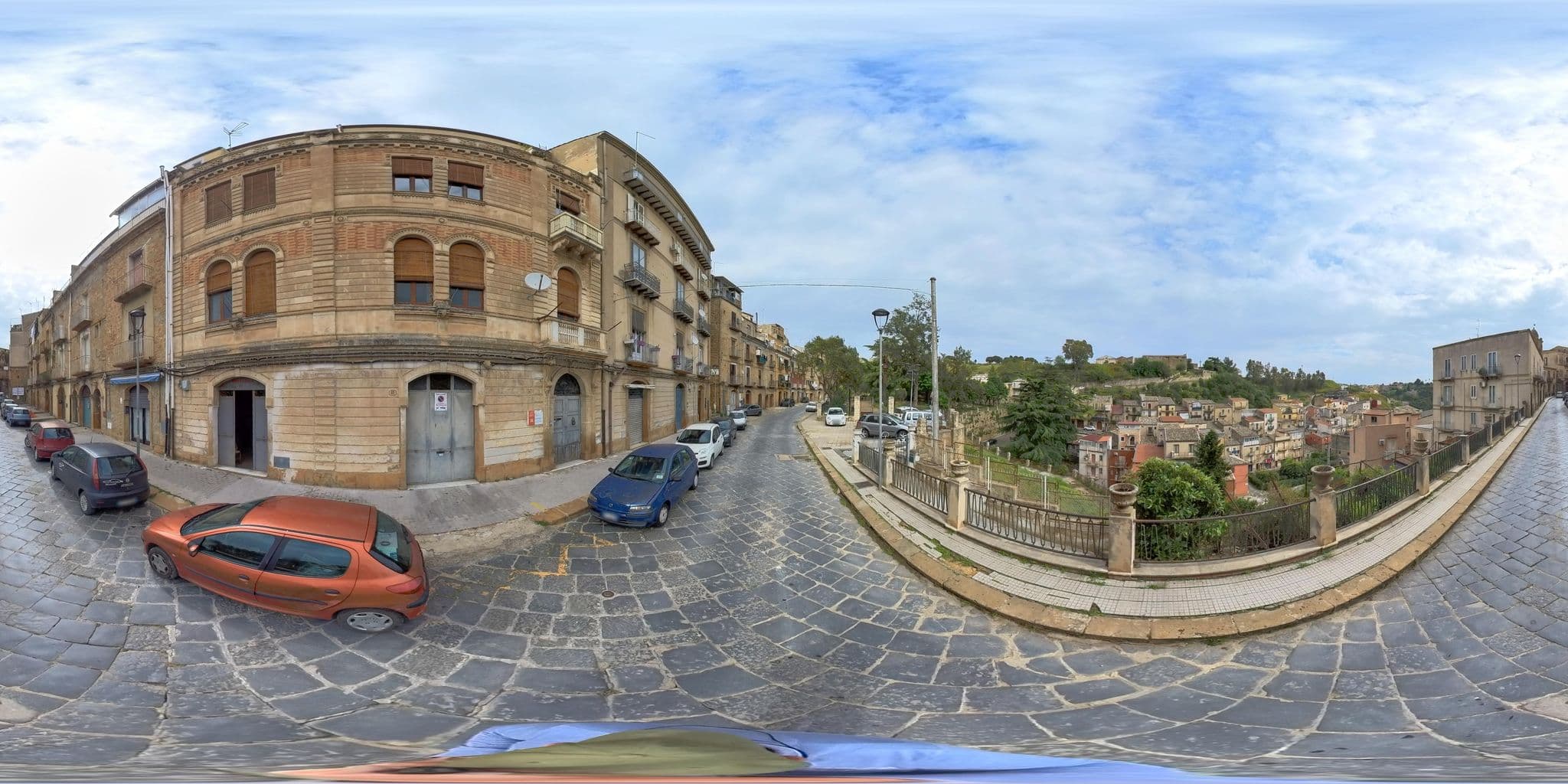 Street view near B&B Villa Roma, Piazza Armerina — © Ghelfi360 (CC BY-SA · Mapillary)