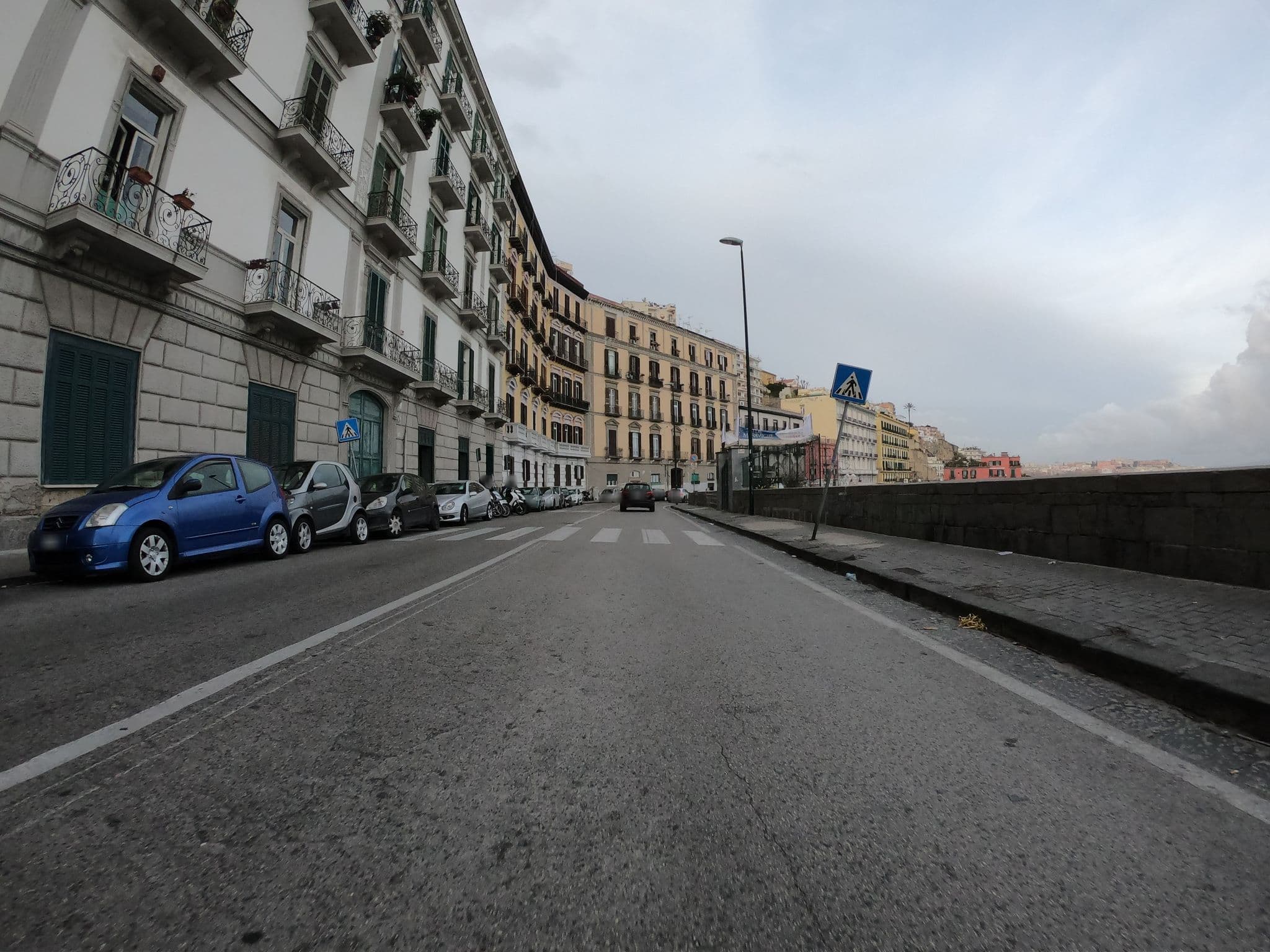 Street view near Posillipo Hill, Posillipo — © richlv (CC BY-SA · Mapillary)