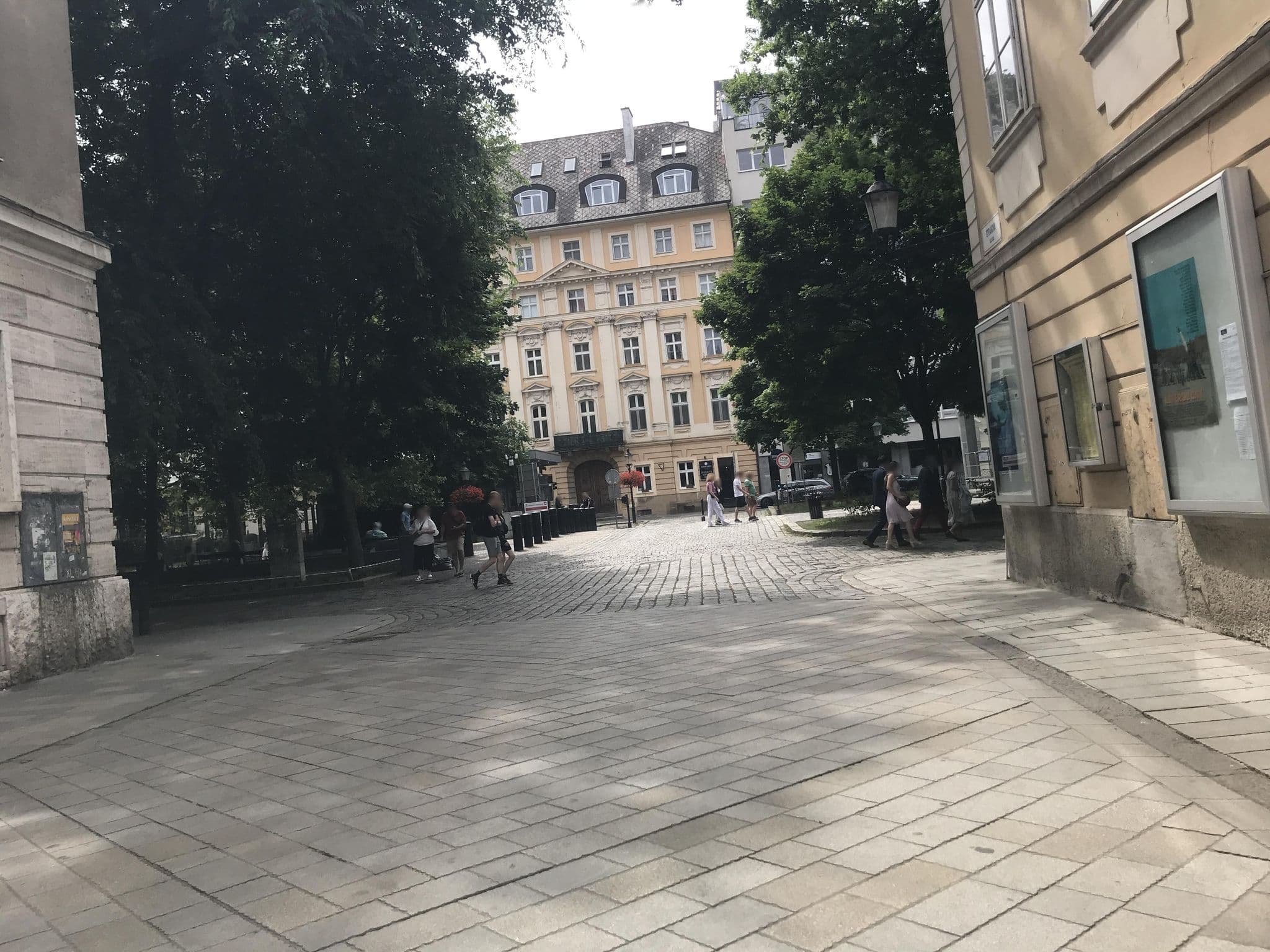 Street view near Beethoven Apartments, Bratislava — © miguel_andrade (CC BY-SA · Mapillary)