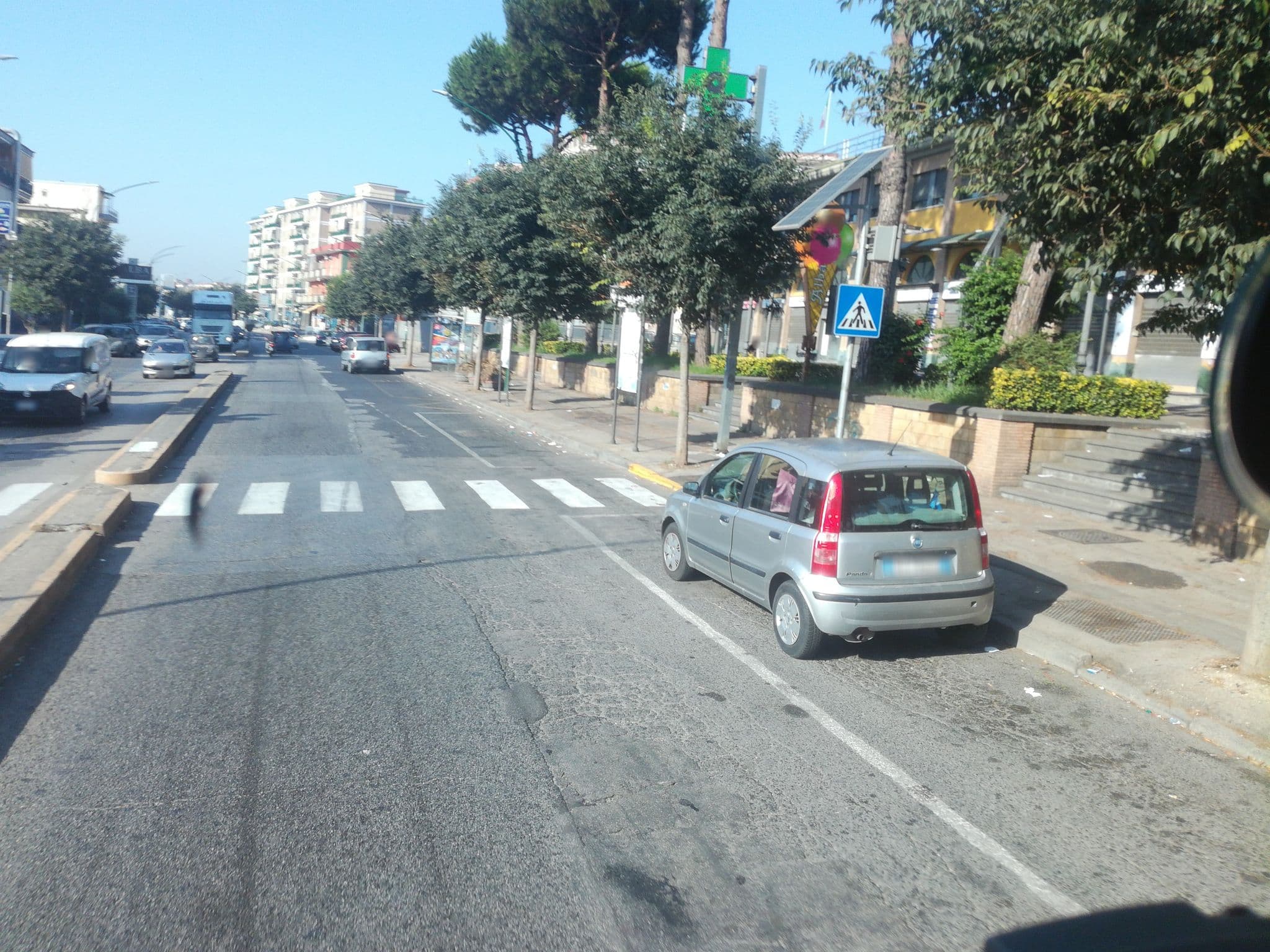Street view near Hotel Futura Casoria, Arpino — © klimakas (CC BY-SA · Mapillary)