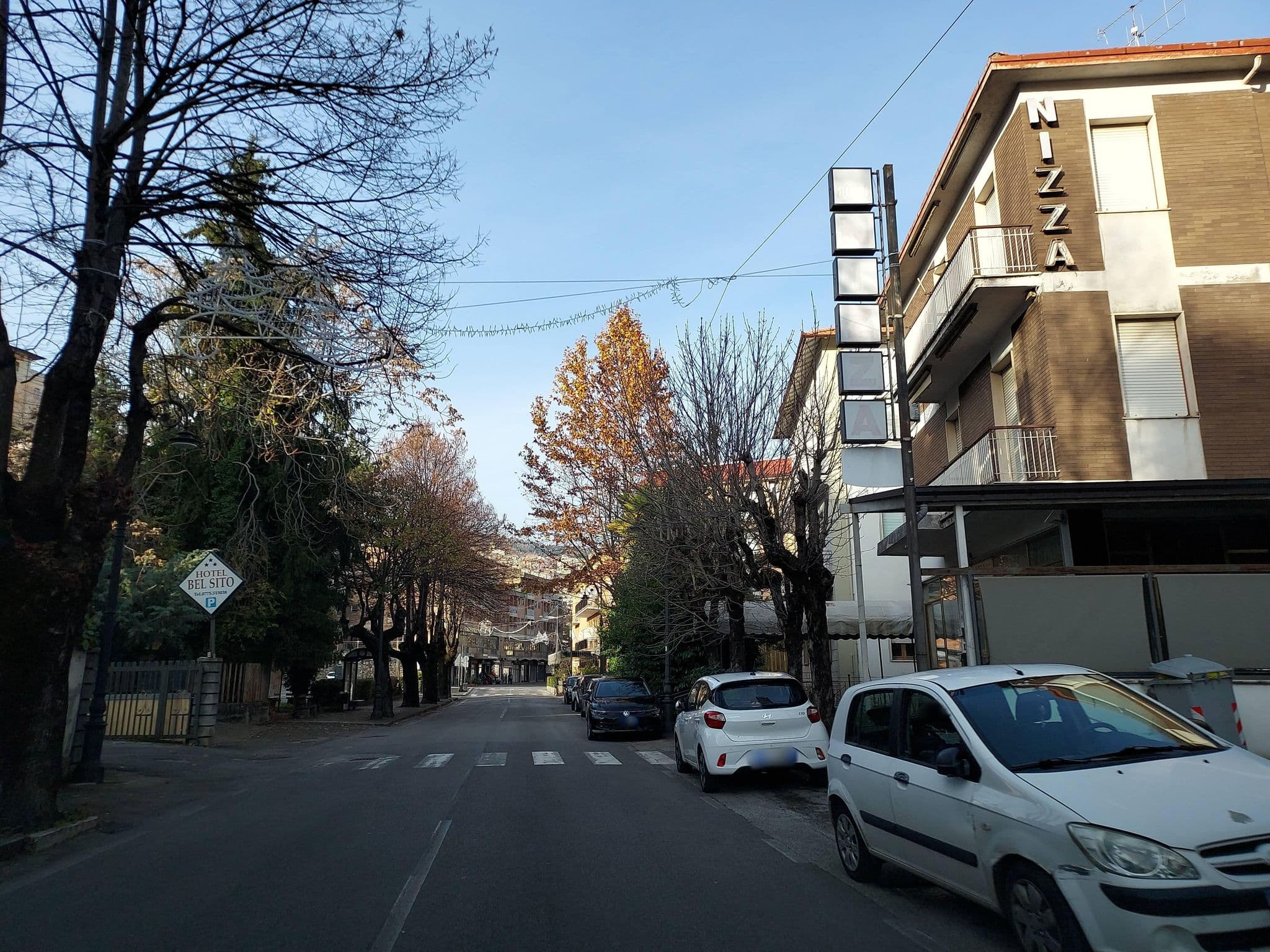 Street view near Hotel Esperia, Fiuggi — © odiug (CC BY-SA · Mapillary)