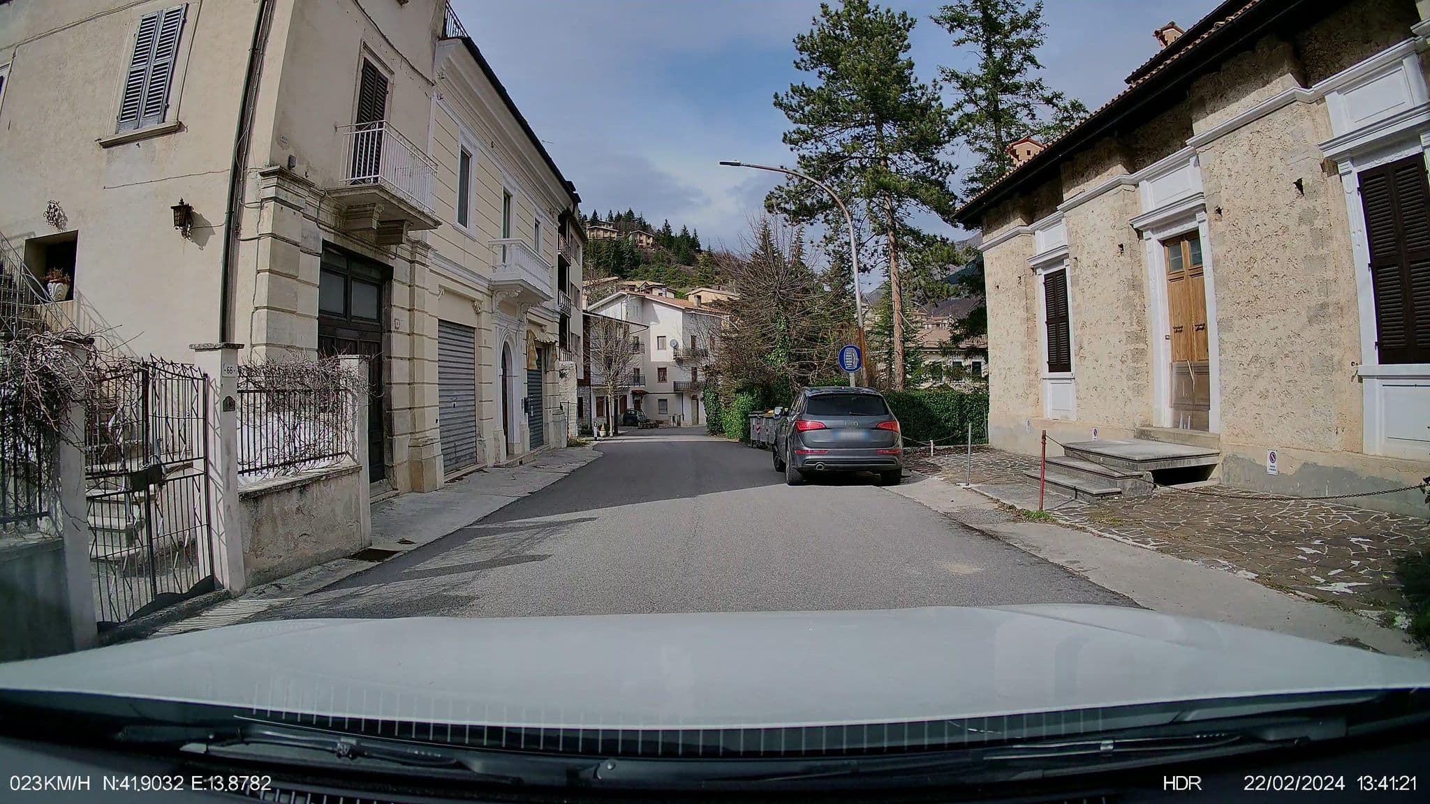 Street view near Albergo Le Focette, Scanno — © Hrabroslav (CC BY-SA · Mapillary)