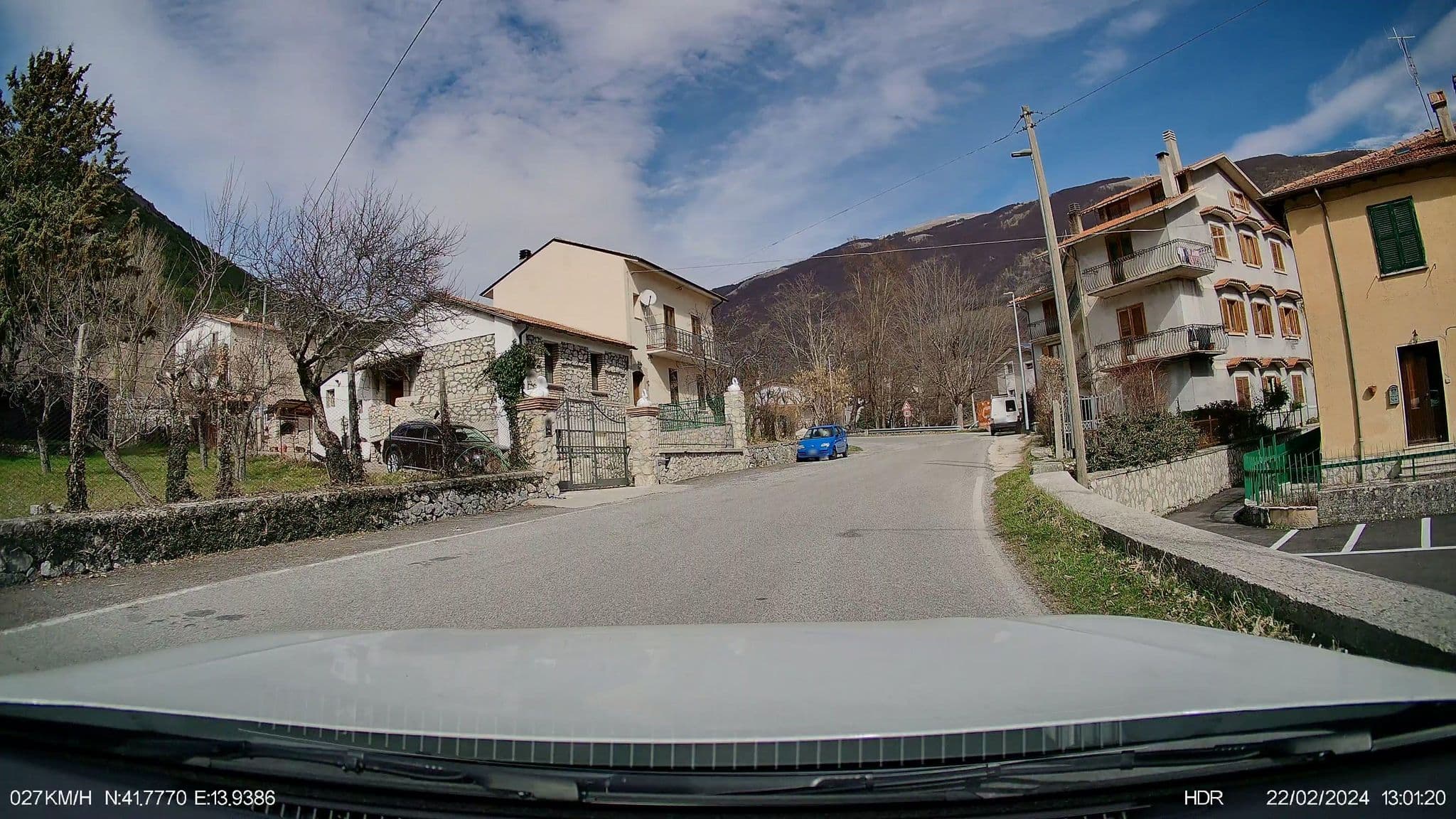 Street view near Hotel Degli Olmi, Pescasseroli — © Hrabroslav (CC BY-SA · Mapillary)