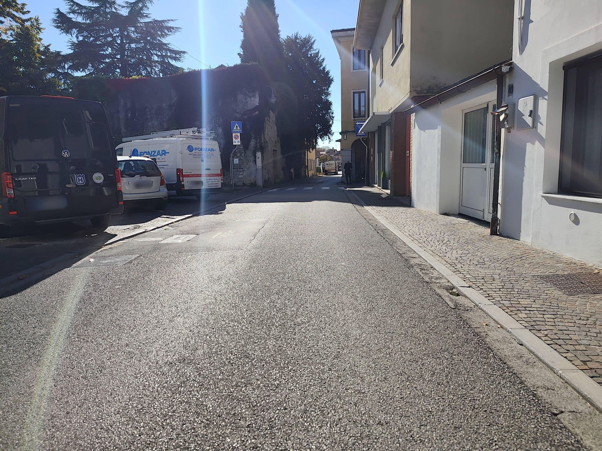 Street view near Domus Augusta, Aquileia — © Duro (CC BY-SA · Mapillary)