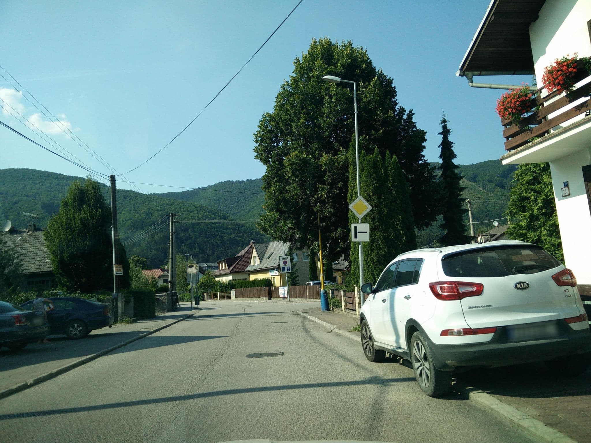 Street view near Penzion IRIS, Rajecké Teplice — © kayle (CC BY-SA · Mapillary)