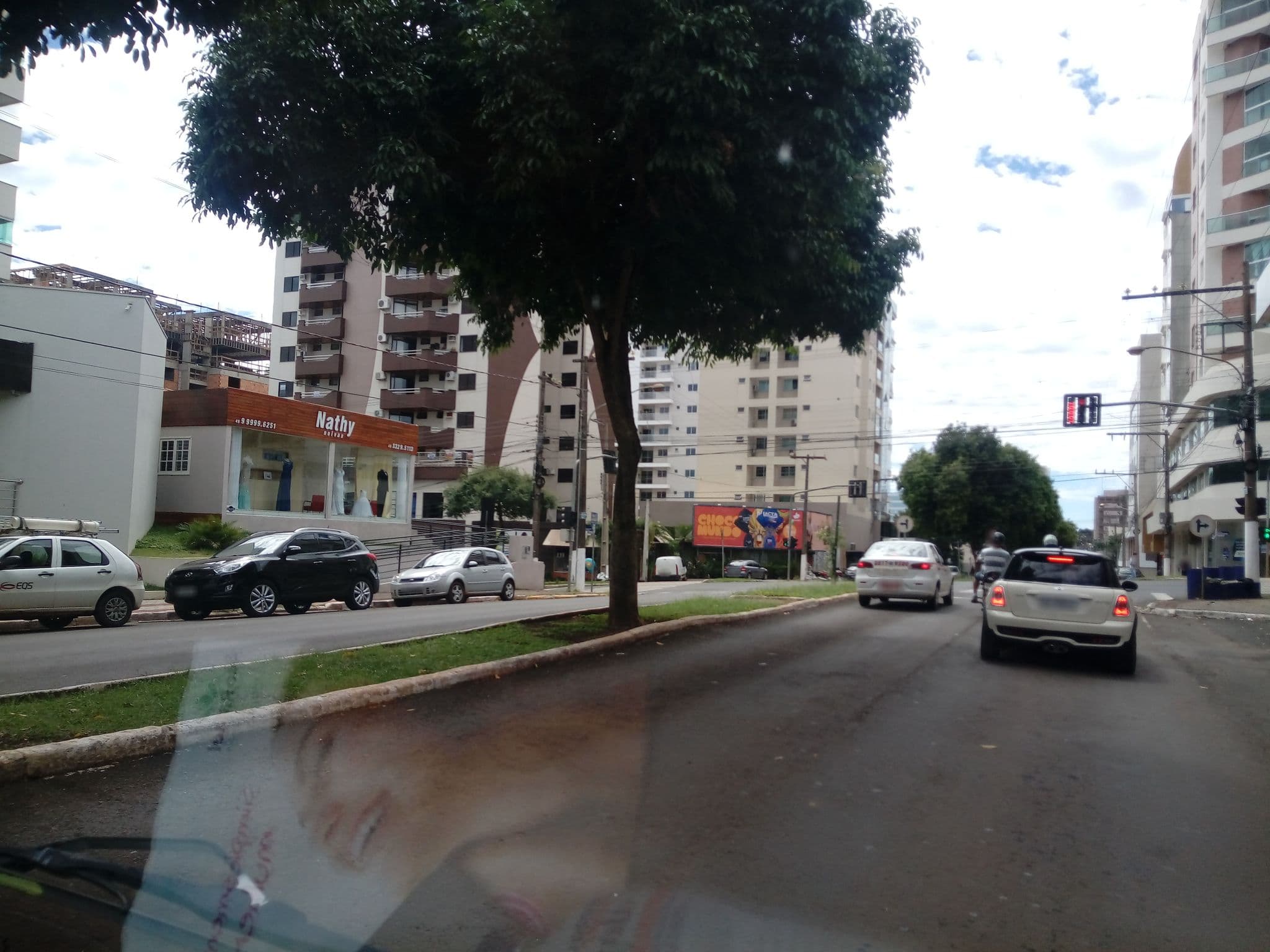 Street view near Lang Palace Hotel, Chapecó — © dclarks (CC BY-SA · Mapillary)