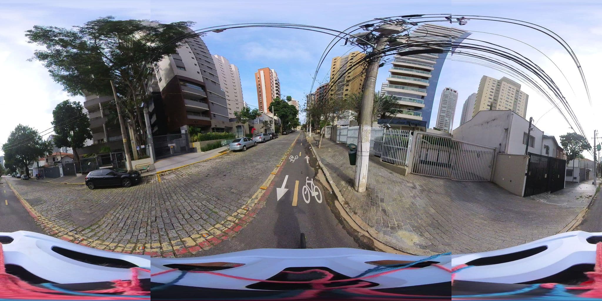 Street view near Purple House Hostel, Vila Mariana — © gabinete_falzoni (CC BY-SA · Mapillary)