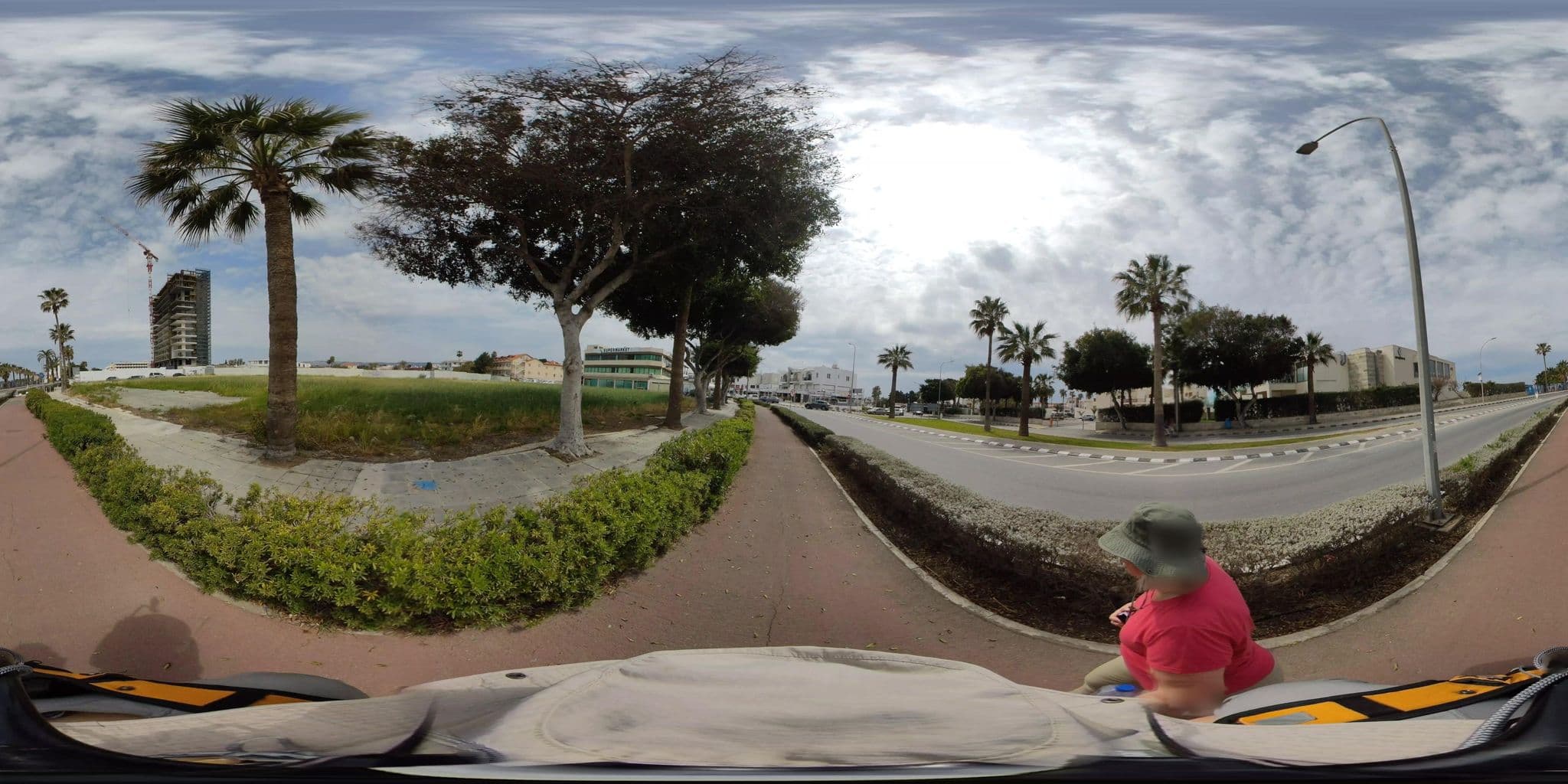 Street view near Amphora Hotel and Suites, Geroskipou — © jg360 (CC BY-SA · Mapillary)