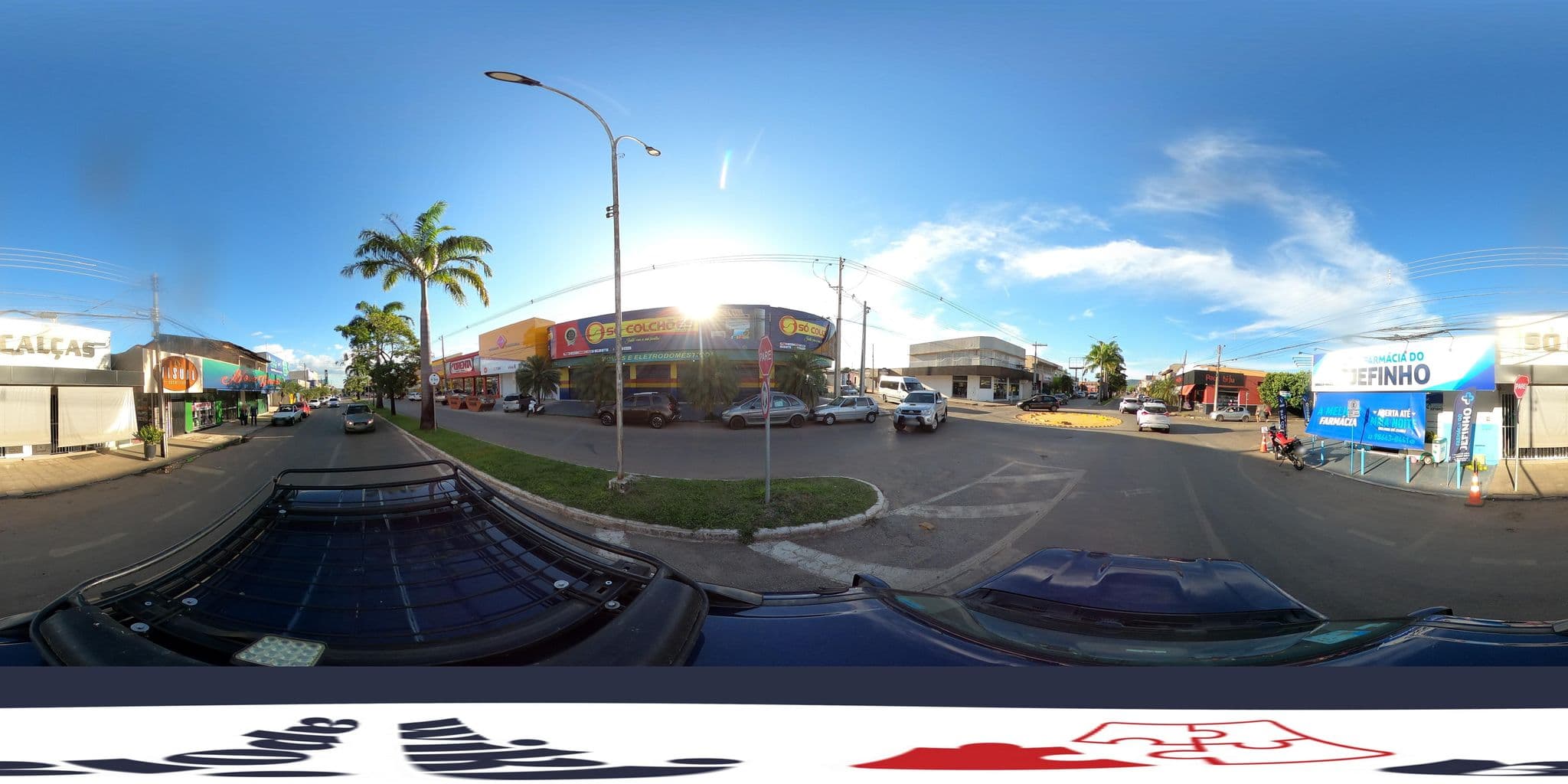 Street view near Samarino Hotel, Goianésia — © MuitoAlemdasFronteiras (CC BY-SA · Mapillary)