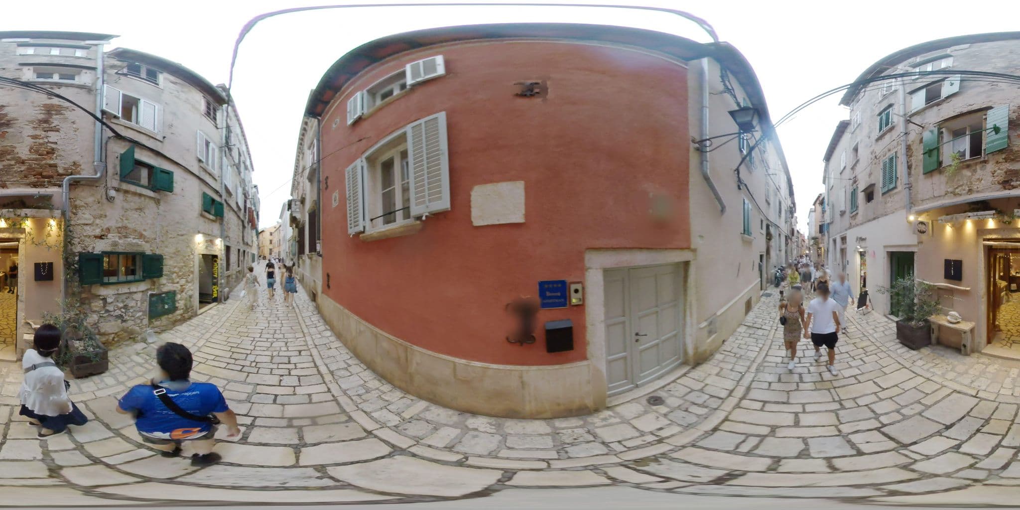 Street view near Angelo D'Oro, Rovinj