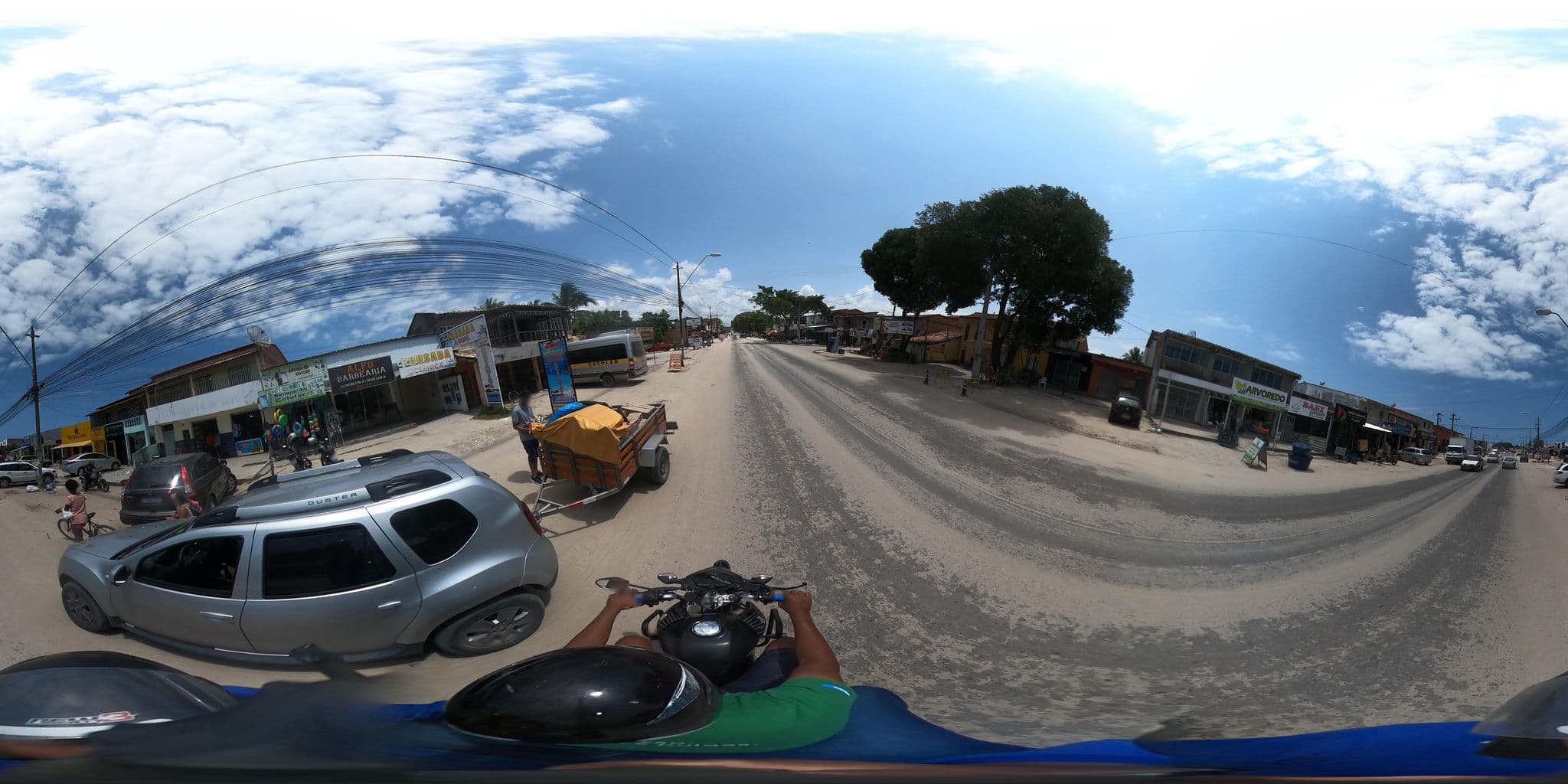 Street view near Pousada Girassol, Santa Cruz Cabrália — © mauriciomensura (CC BY-SA · Mapillary)