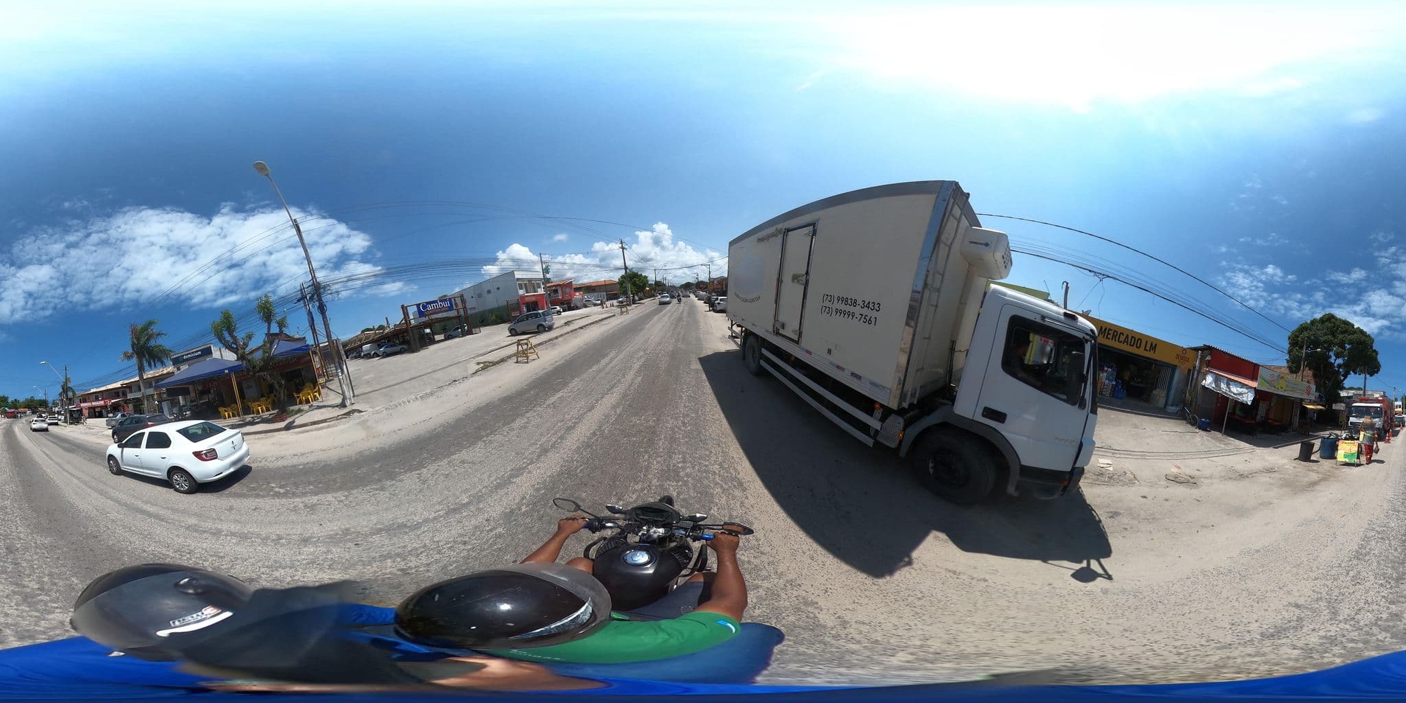 Street view near Pousada Coroa Azul, Santa Cruz Cabrália — © mauriciomensura (CC BY-SA · Mapillary)