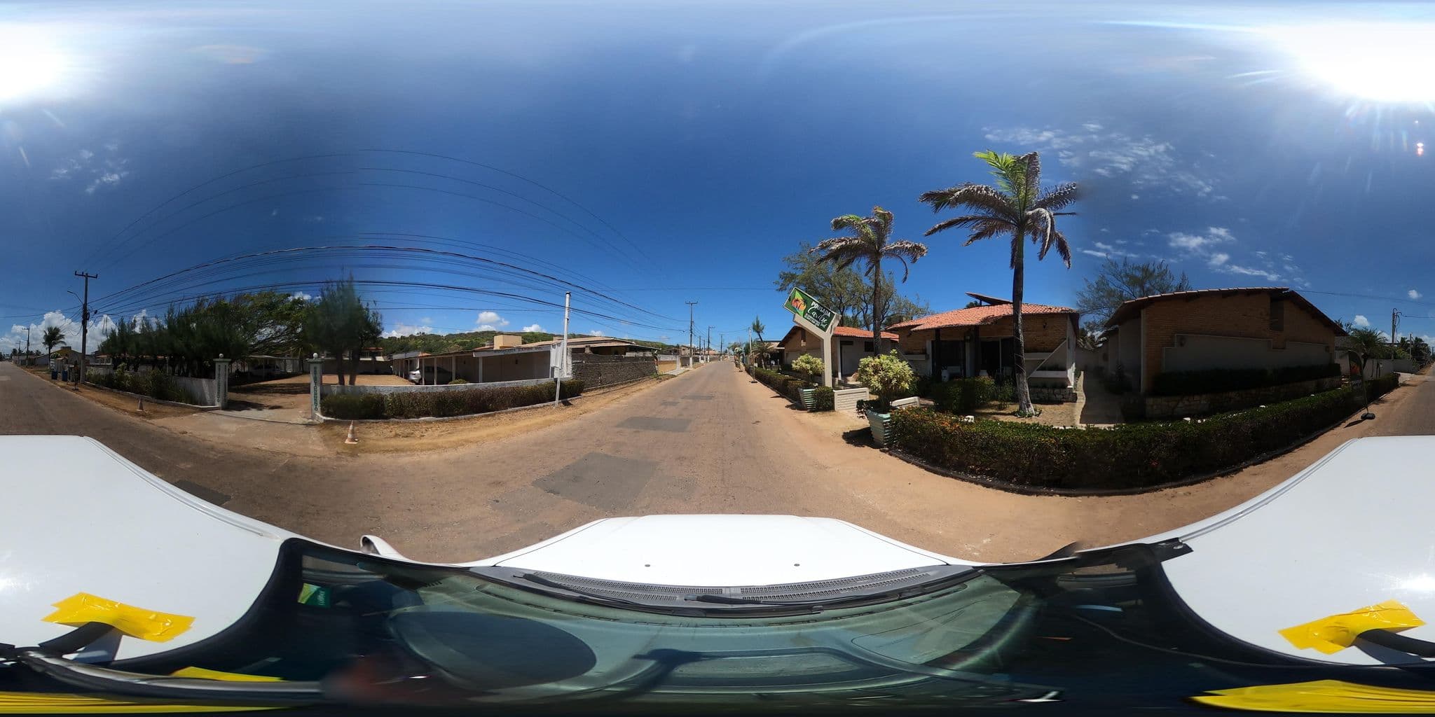 Street view near Pousada Caribe Sul, Vila Flor — © daltoncad (CC BY-SA · Mapillary)