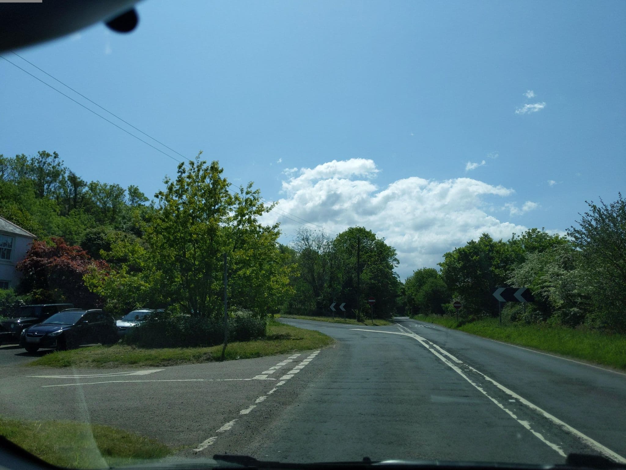 Street view near Spring Cottage B&B, Probus — © WaggyDog (CC BY-SA · Mapillary)