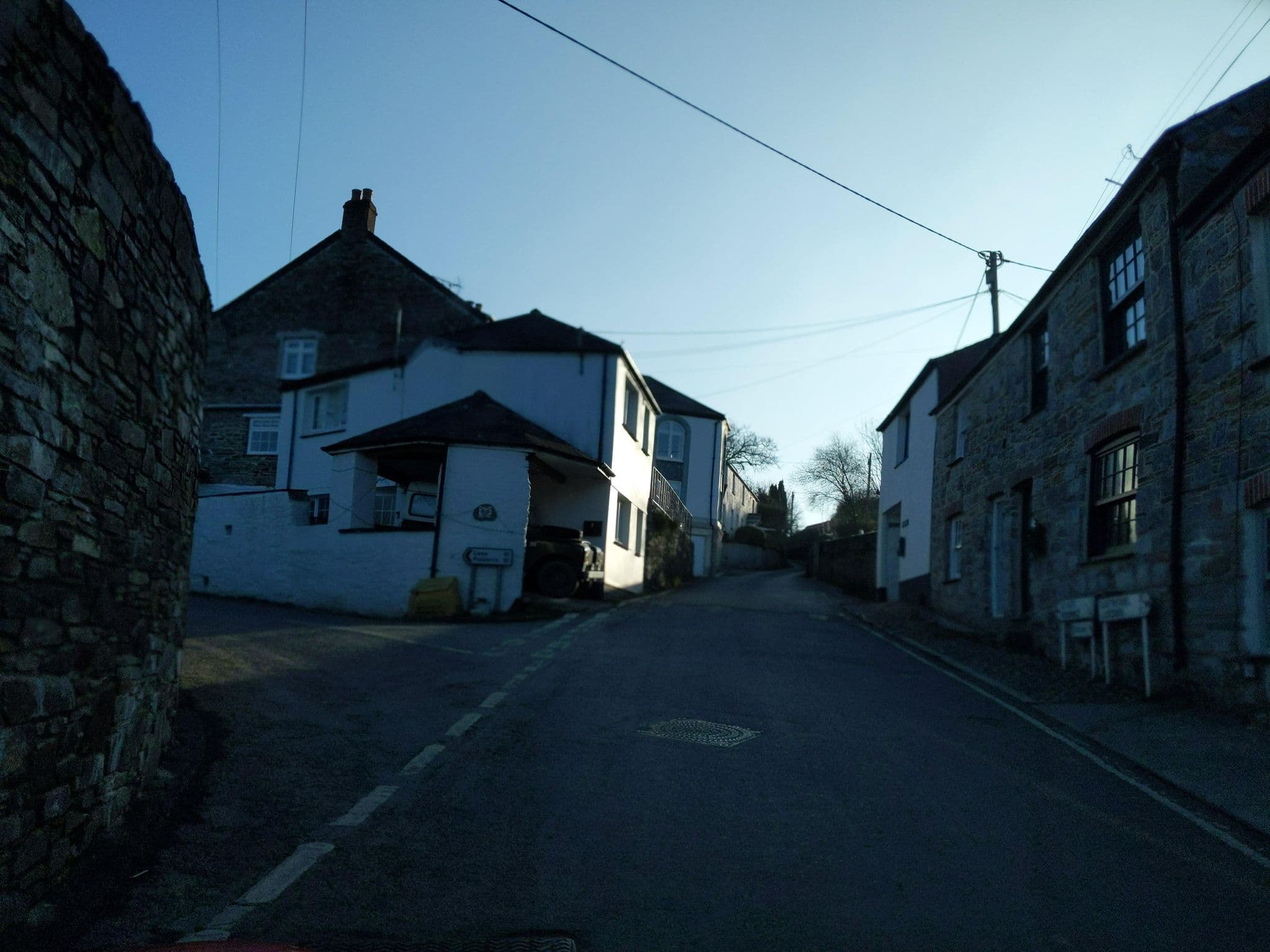 Street view near Puddleduck Cottage, Lostwithiel — © WaggyDog (CC BY-SA · Mapillary)