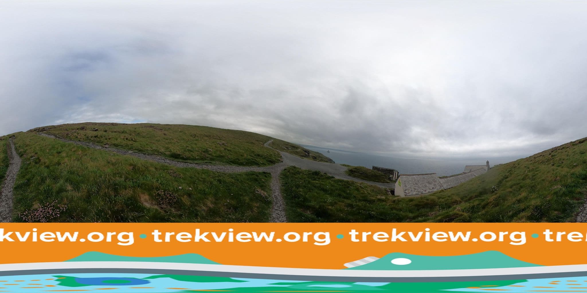 Street view near YHA Tintagel, Tintagel — © trekviewed (CC BY-SA · Mapillary)