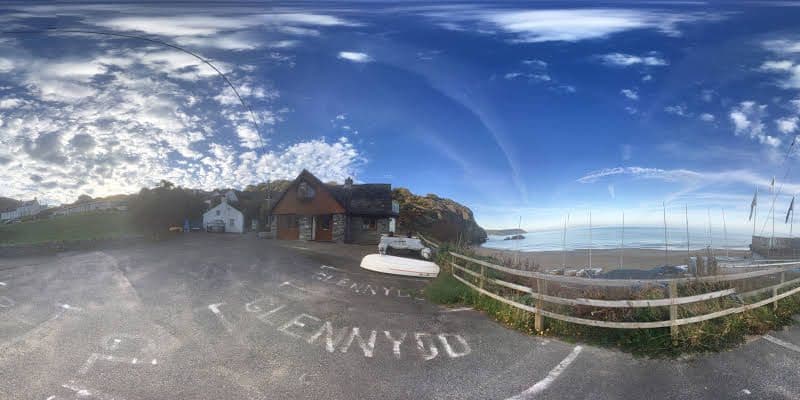 Street view near Tresaith Youth Centre, Aberporth — © adz1989 (CC BY-SA · Mapillary)