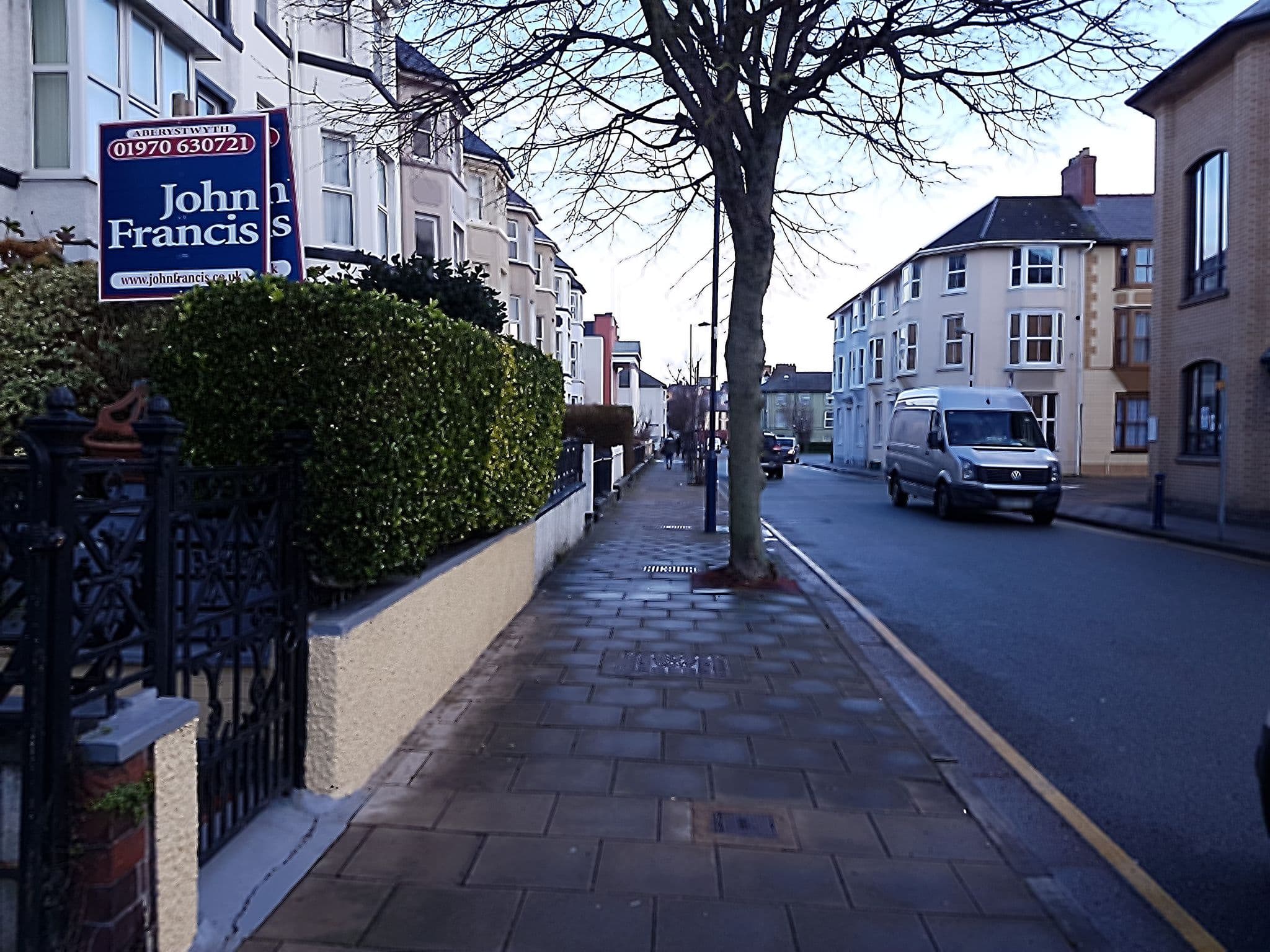 Street view near Llys yr Wylan, Aberystwyth — © jopparn (CC BY-SA · Mapillary)