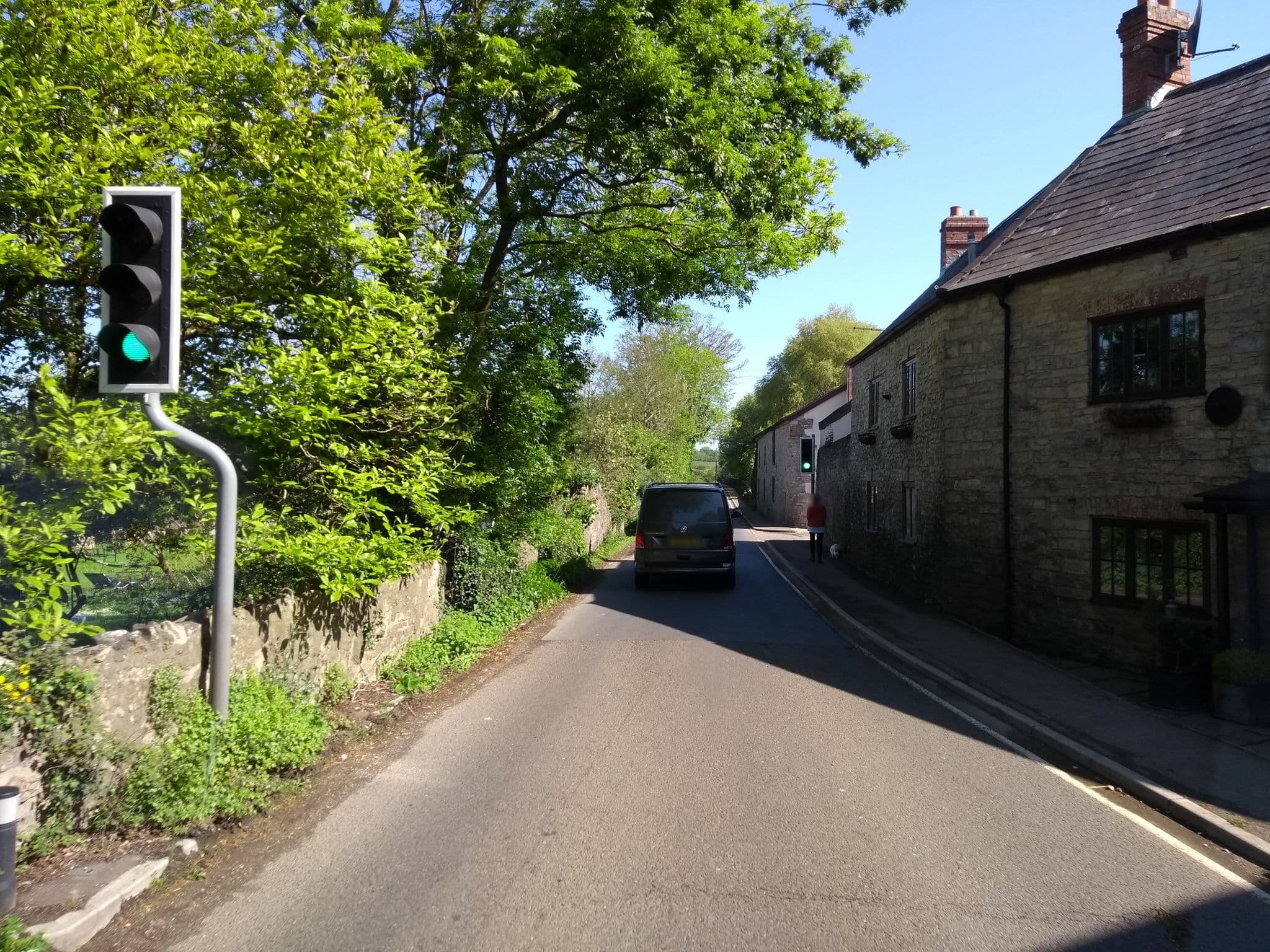 Street view near Weycroft Mill House, Axminster — © ukchris (CC BY-SA · Mapillary)