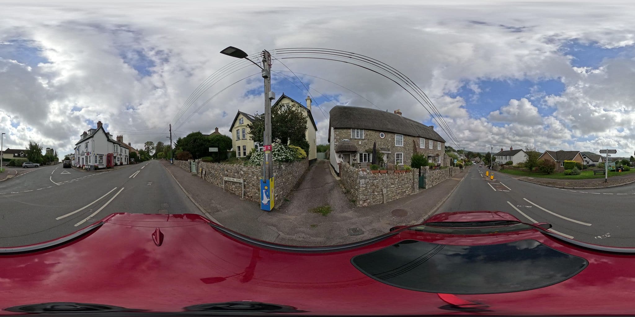Street view near Swan Hill House, Colyton — © southglos (CC BY-SA · Mapillary)