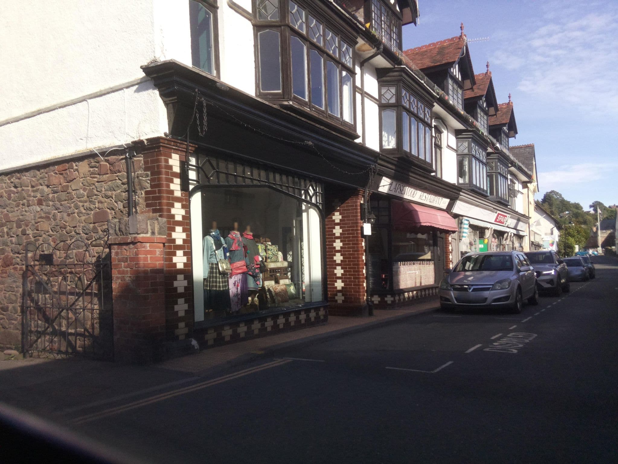 Street view near The Lorna Doone Hotel, Porlock — © southglos (CC BY-SA · Mapillary)