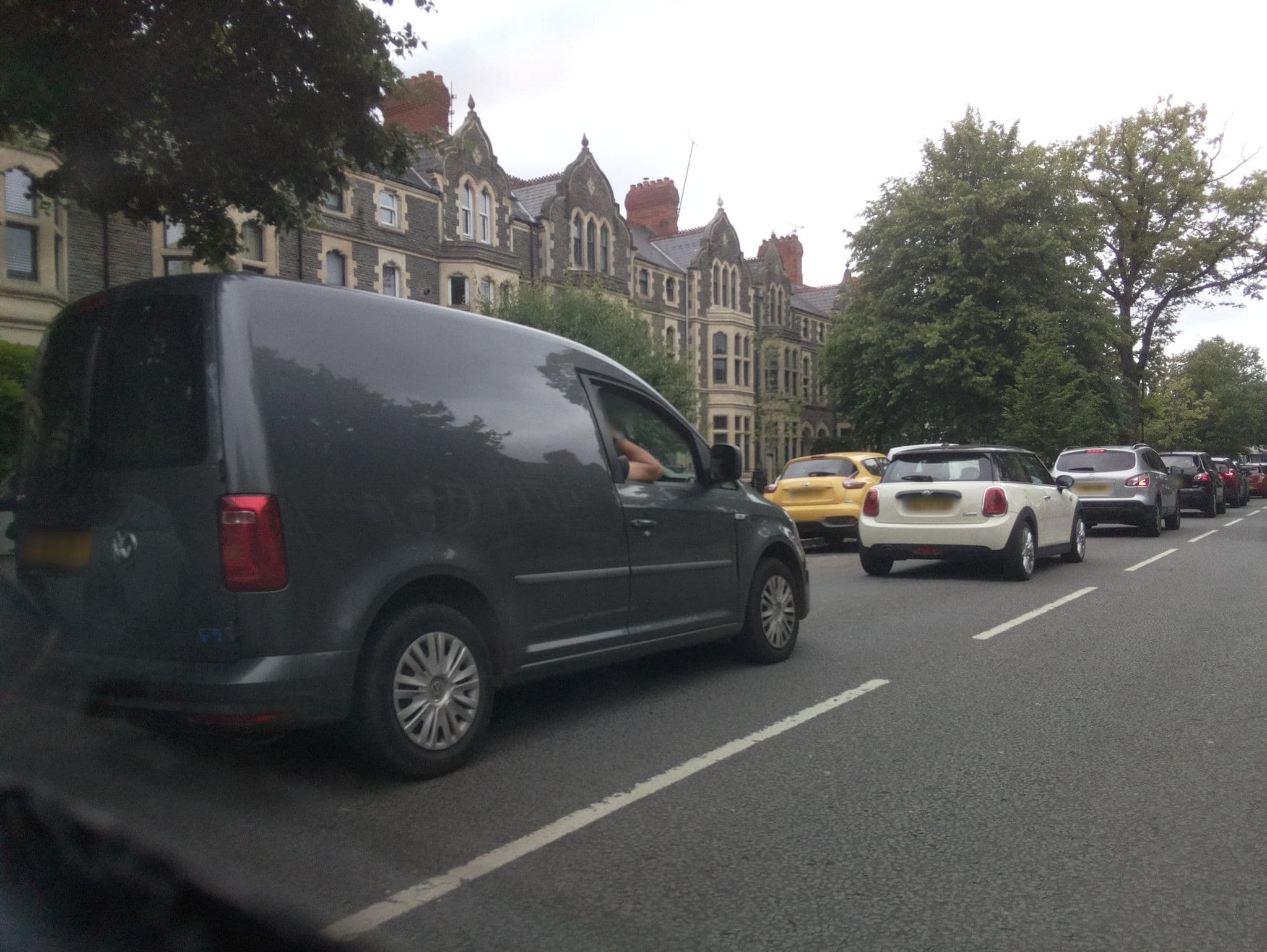 Street view near Georgian Hotel Cardiff, Llandaff — © southglos (CC BY-SA · Mapillary)