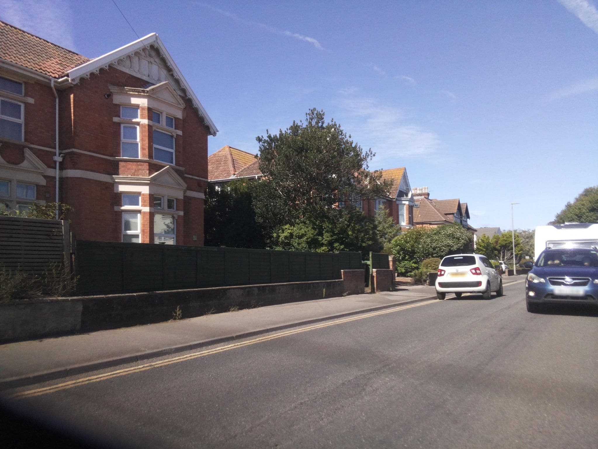 Street view near Ashbourne House B&B, Burnham-on-Sea — © southglos (CC BY-SA · Mapillary)