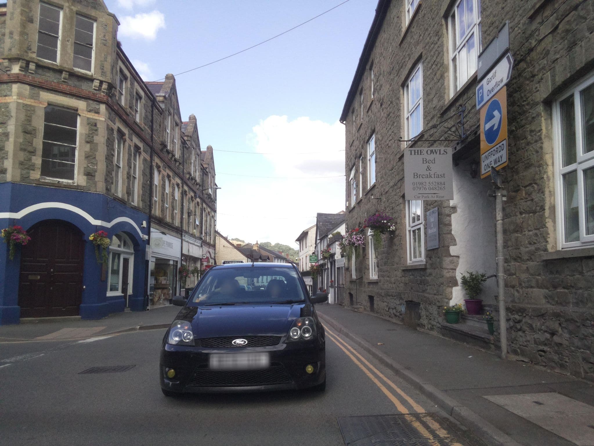 Street view near The Owls, Builth Wells — © southglos (CC BY-SA · Mapillary)