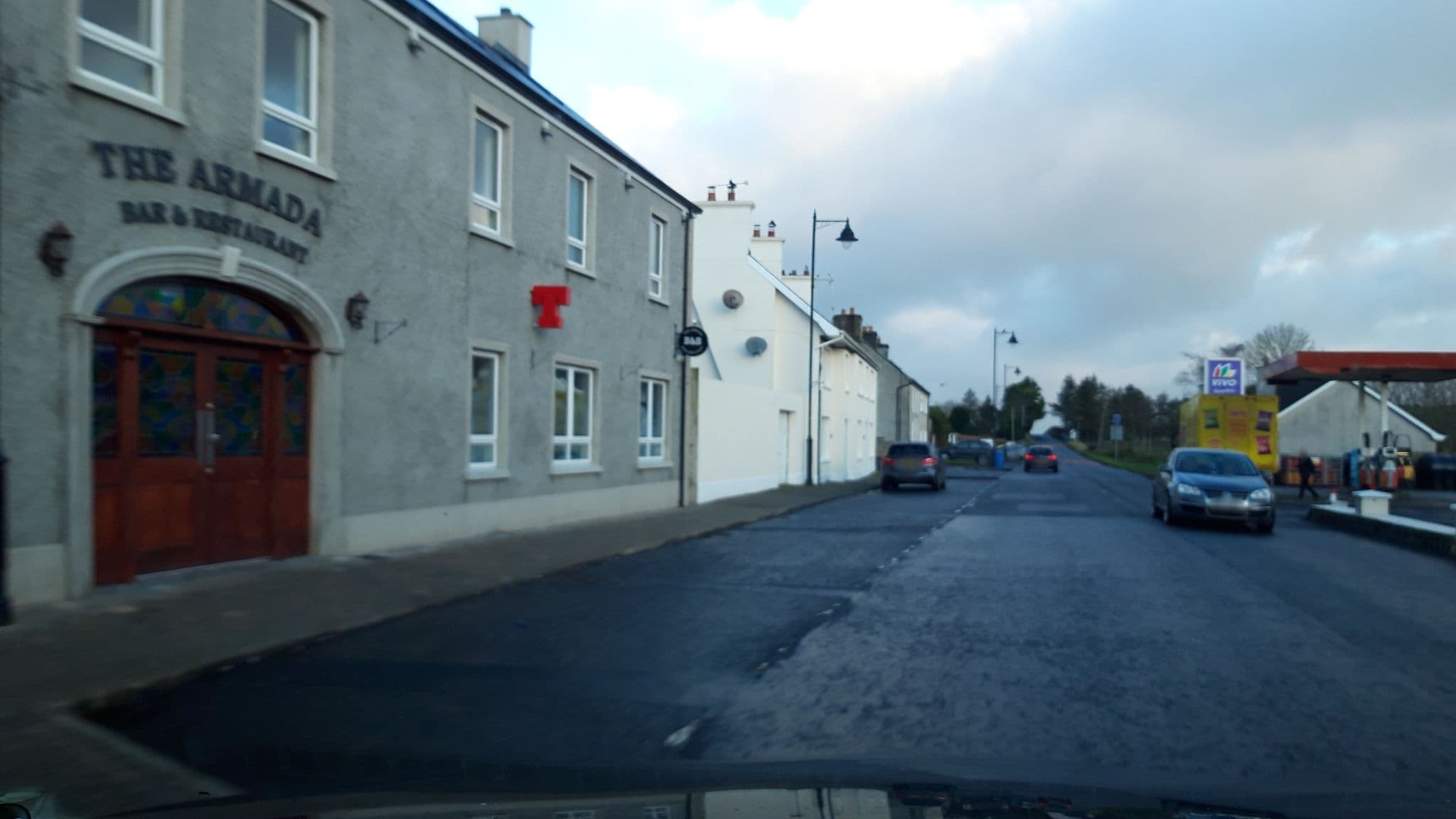 Street view near The Armada Inn, Ballycastle — © debigc (CC BY-SA · Mapillary)