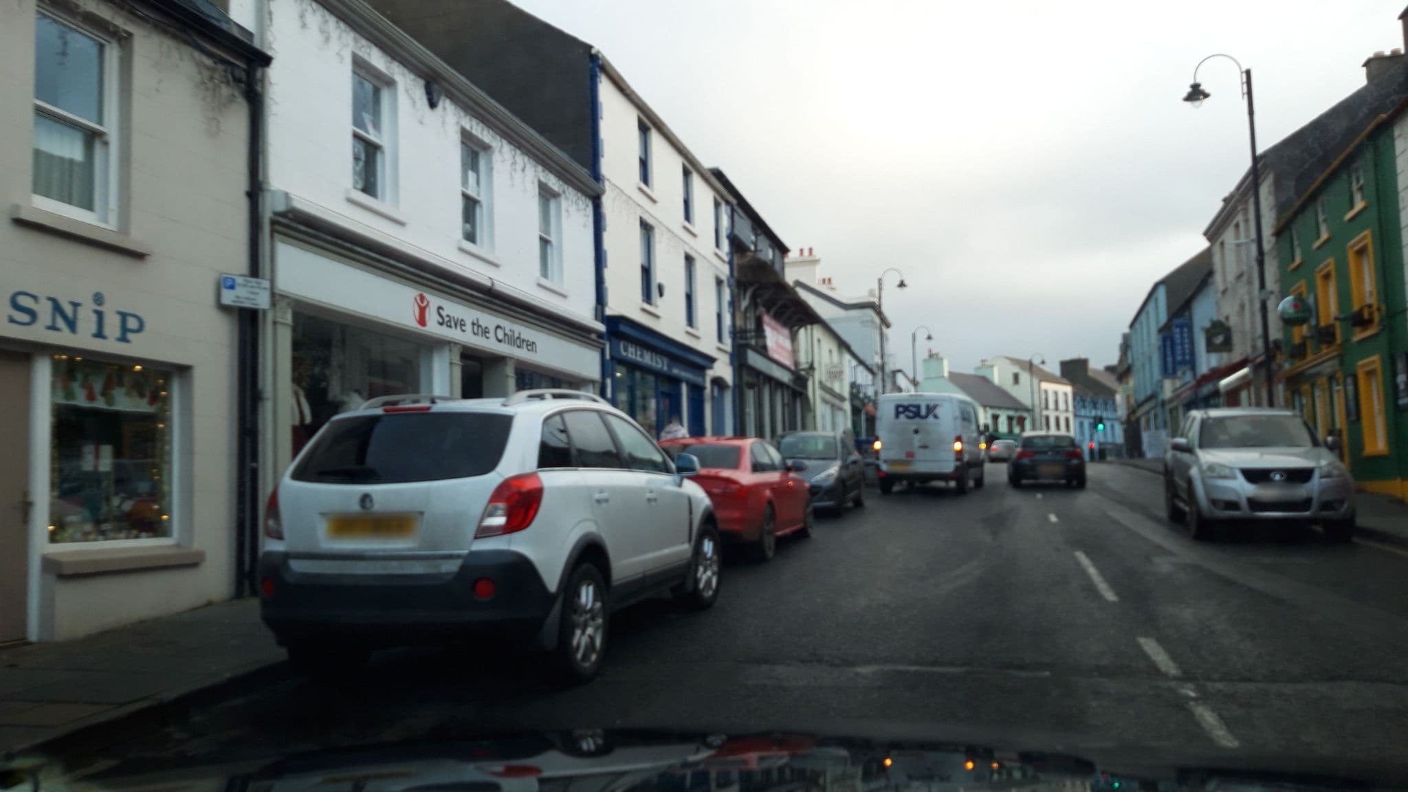 Street view near Fragrens Bed & Breakfast, Ballycastle — © debigc (CC BY-SA · Mapillary)
