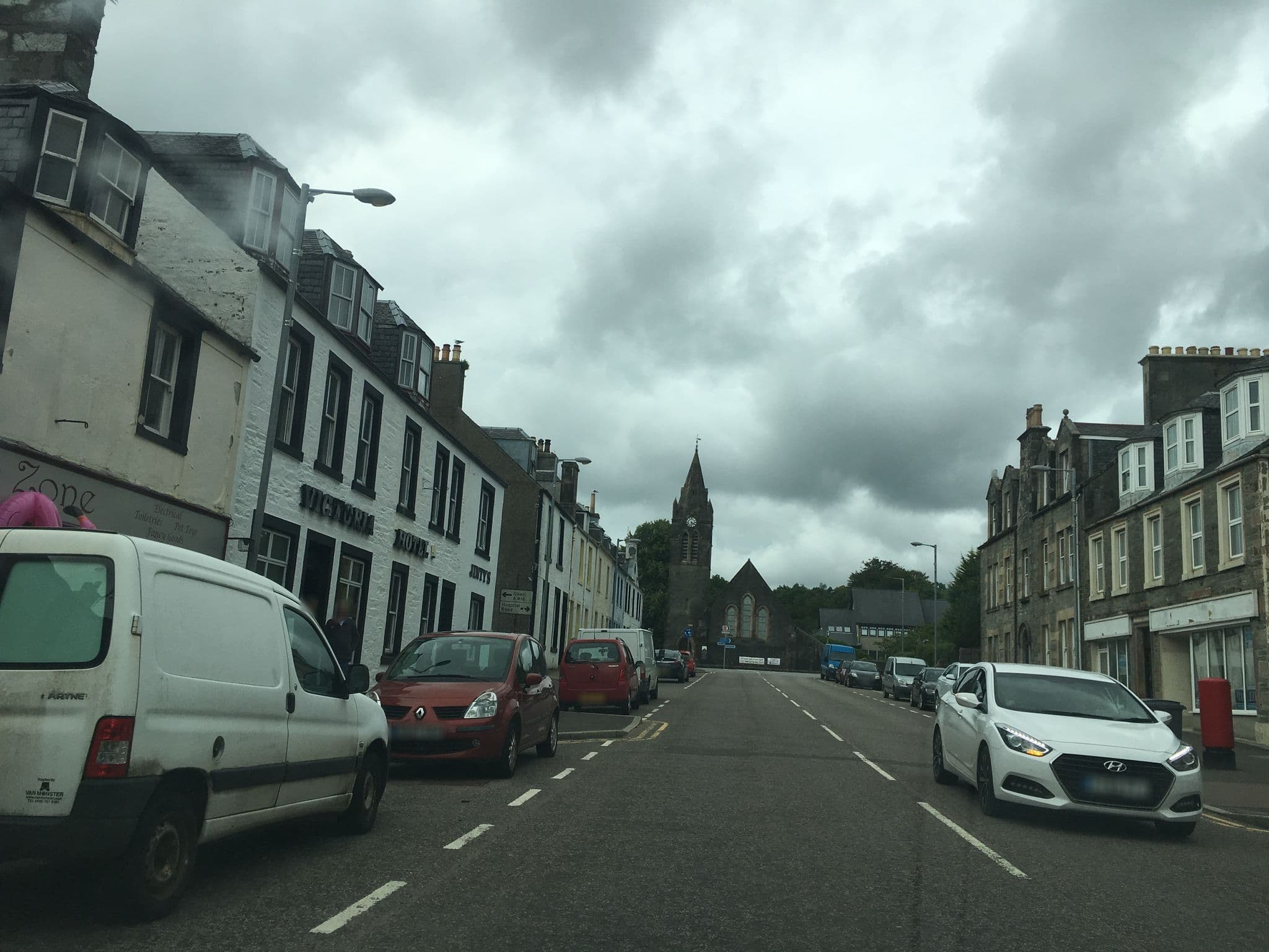 Street view near The Stag Hotel & Restaurant, Lochgilphead — © ccbb7766 (CC BY-SA · Mapillary)