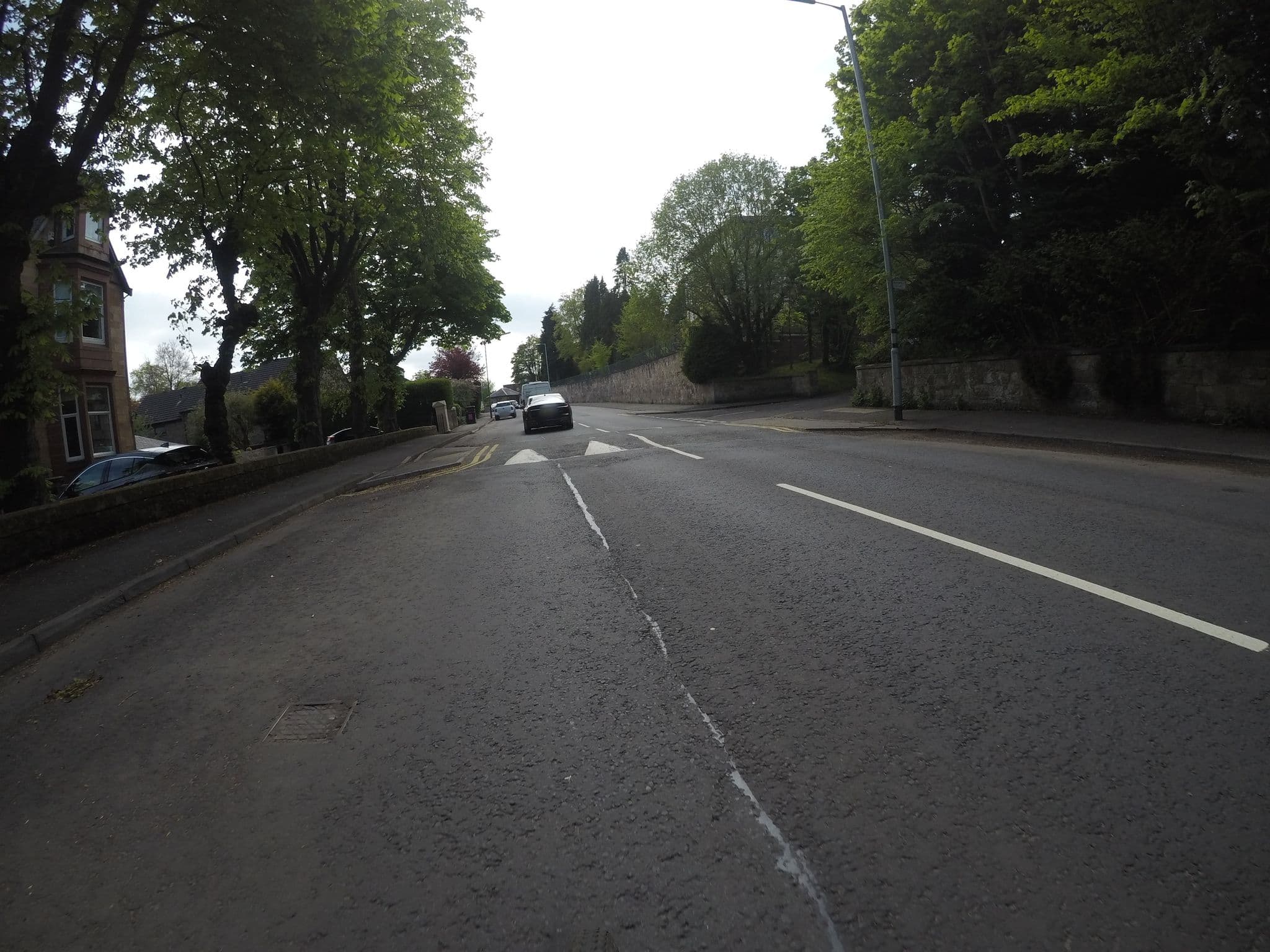 Street view near Boswell Self Catering Apartments, Netherlee — © mfk (CC BY-SA · Mapillary)
