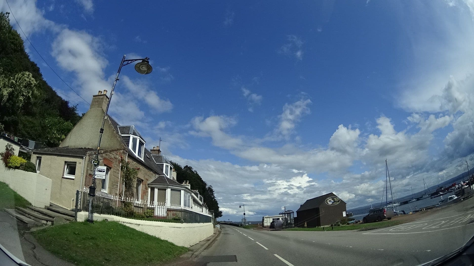 Street view near The Old Chandlery, Fortrose — © panieravide (CC BY-SA · Mapillary)