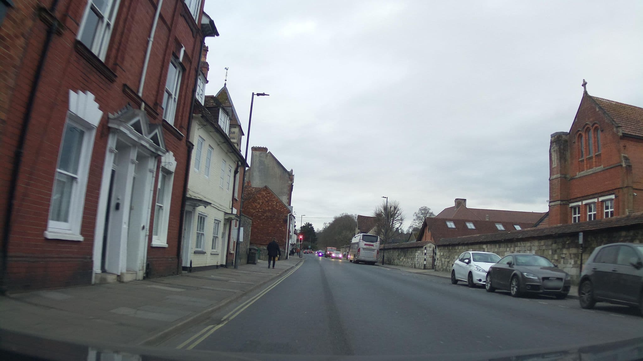 Street view near Spire House B&B, Salisbury — © southglos (CC BY-SA · Mapillary)