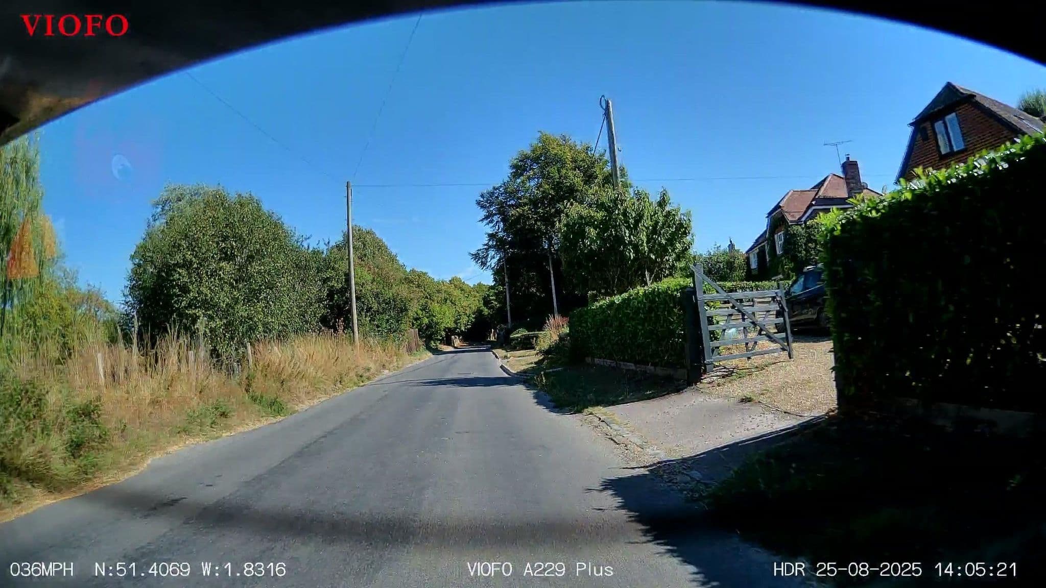 Street view near The Old Forge, Marlborough — © RyanBush (CC BY-SA · Mapillary)