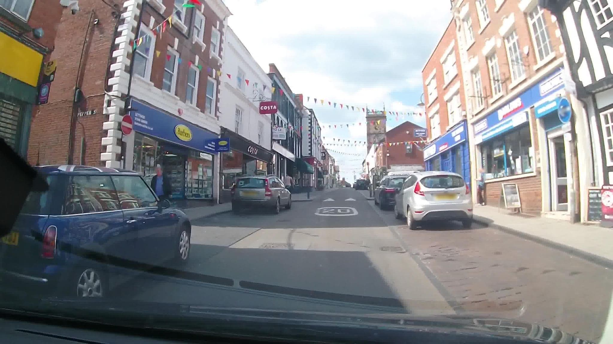 Street view near Reuben's Restaurant and Rooms, Malpas — © trigpoint (CC BY-SA · Mapillary)