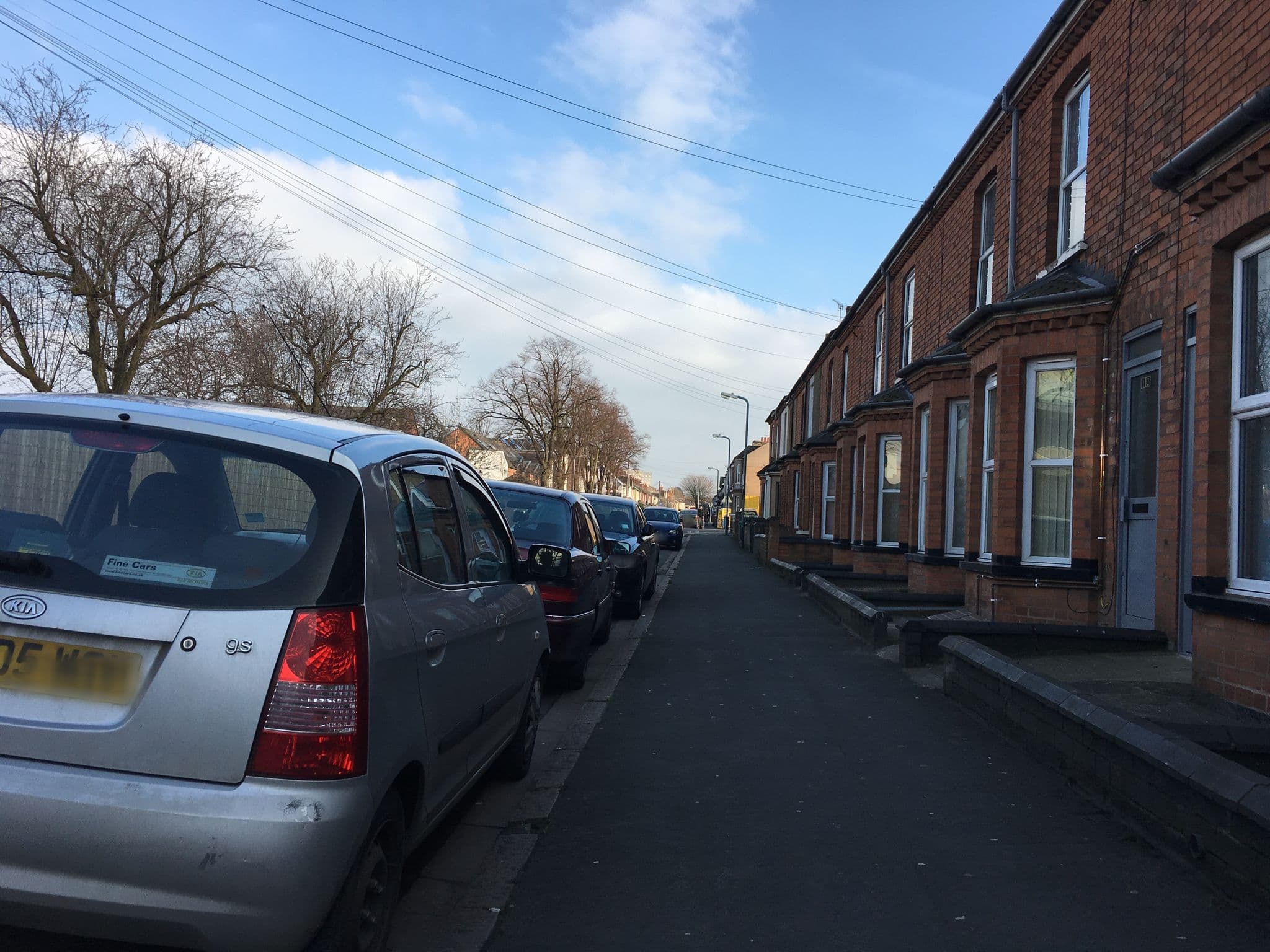 Street view near YMCA, Rugby — © gness (CC BY-SA · Mapillary)