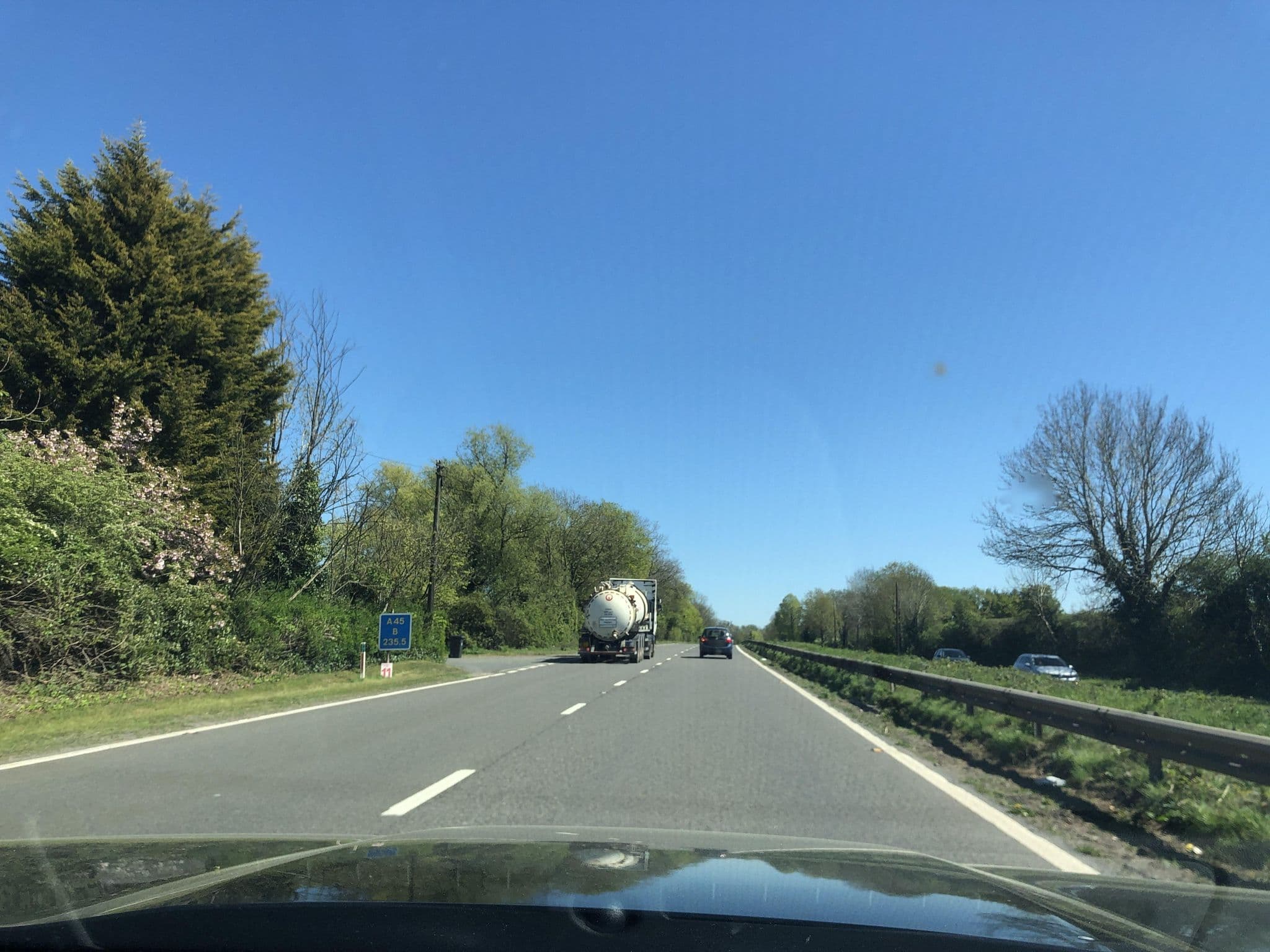 Street view near Homefarm A45, Wolston — © laye (CC BY-SA · Mapillary)