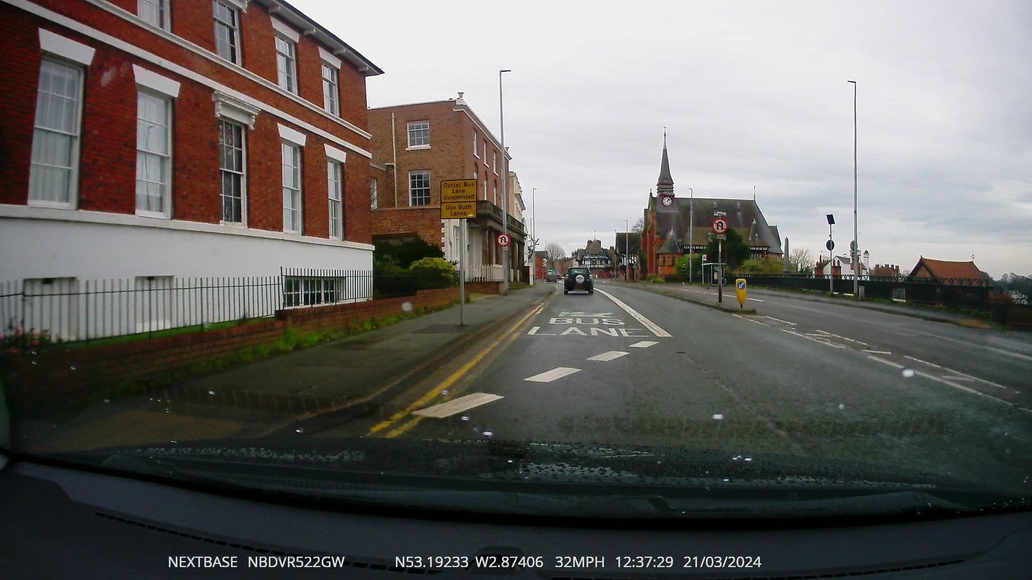 Street view near The Georgian House, Hoole — © RyanBush (CC BY-SA · Mapillary)