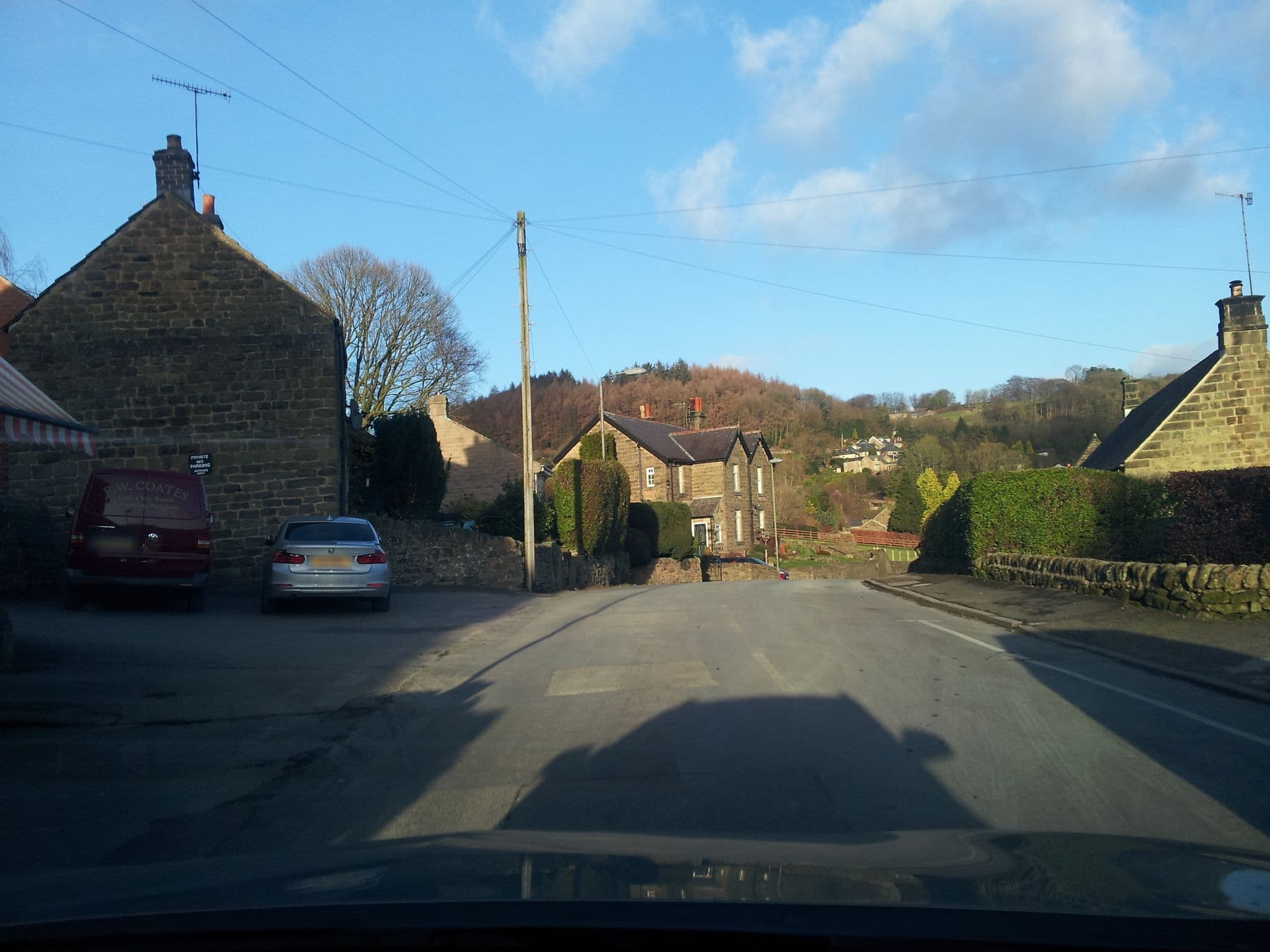 Street view near Rowsley Hall Farm, Matlock — © adam2 (CC BY-SA · Mapillary)