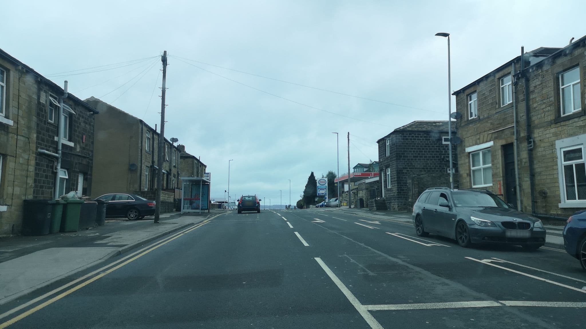 Street view near Crown Hotel, Batley — © cuttlebug (CC BY-SA · Mapillary)
