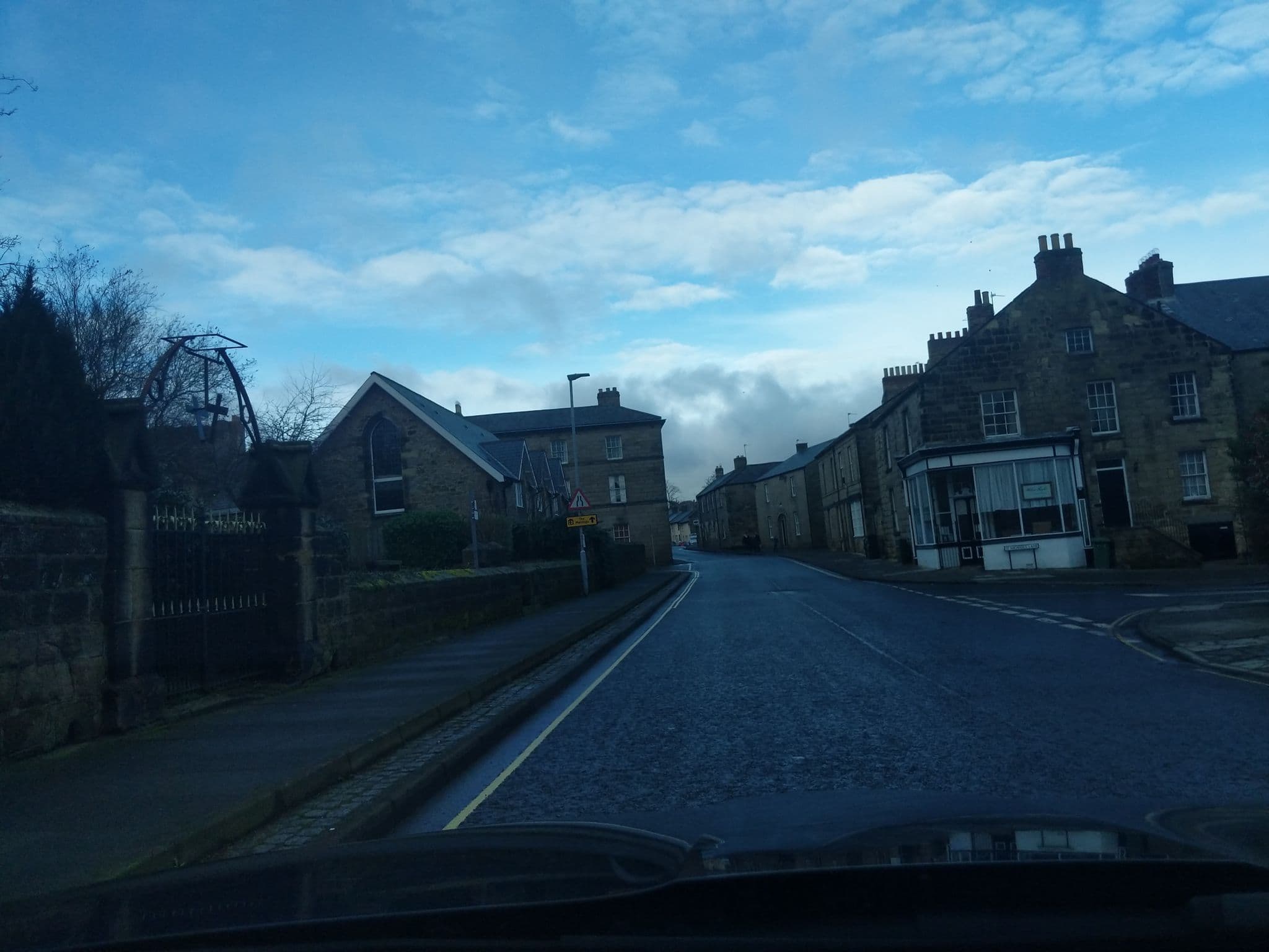Street view near Bow House, Alnwick — © floatingboater (CC BY-SA · Mapillary)