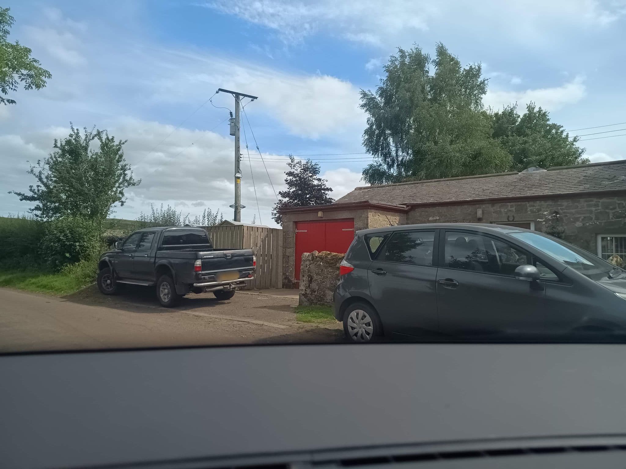 Street view near Hazelrigg Old School Bed & Breakfast, Belford — © zuse (CC BY-SA · Mapillary)