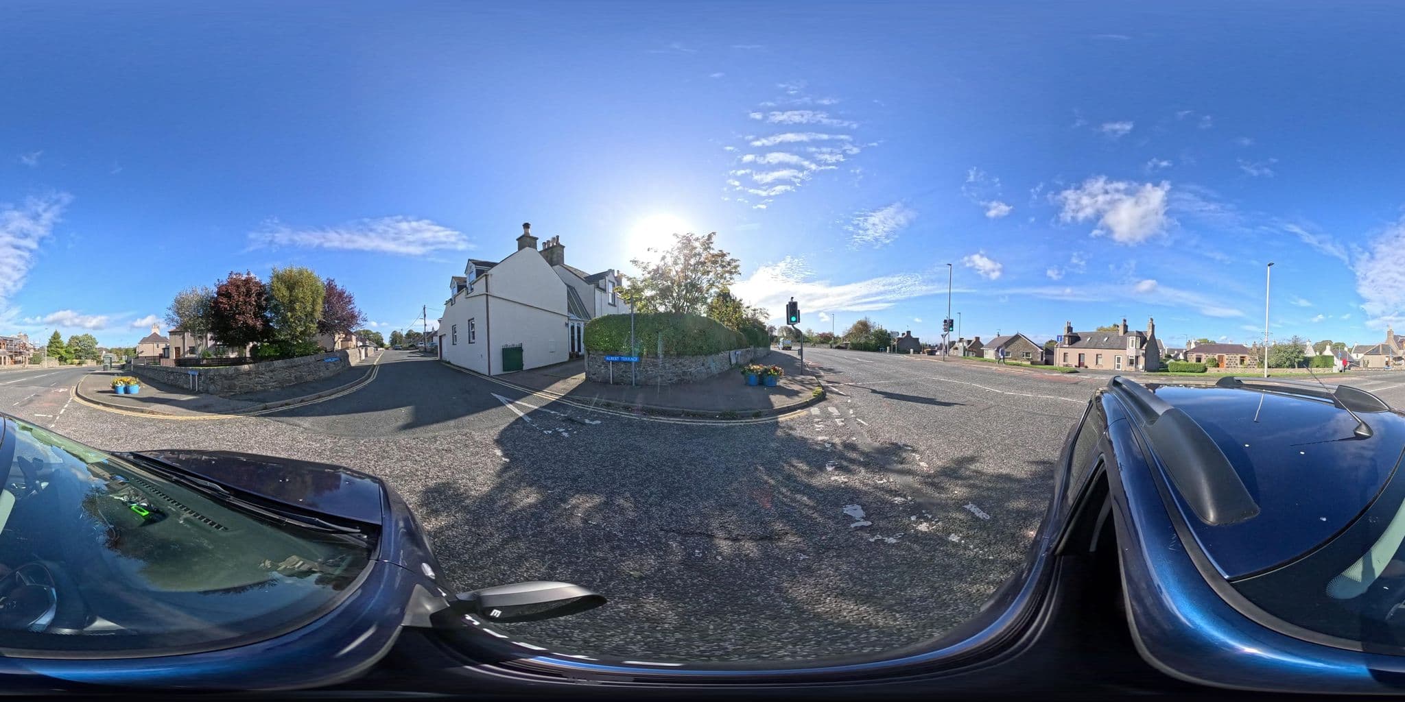 Street view near Meldrum House Hotel Inverurie, Oldmeldrum — © coetserw (CC BY-SA · Mapillary)