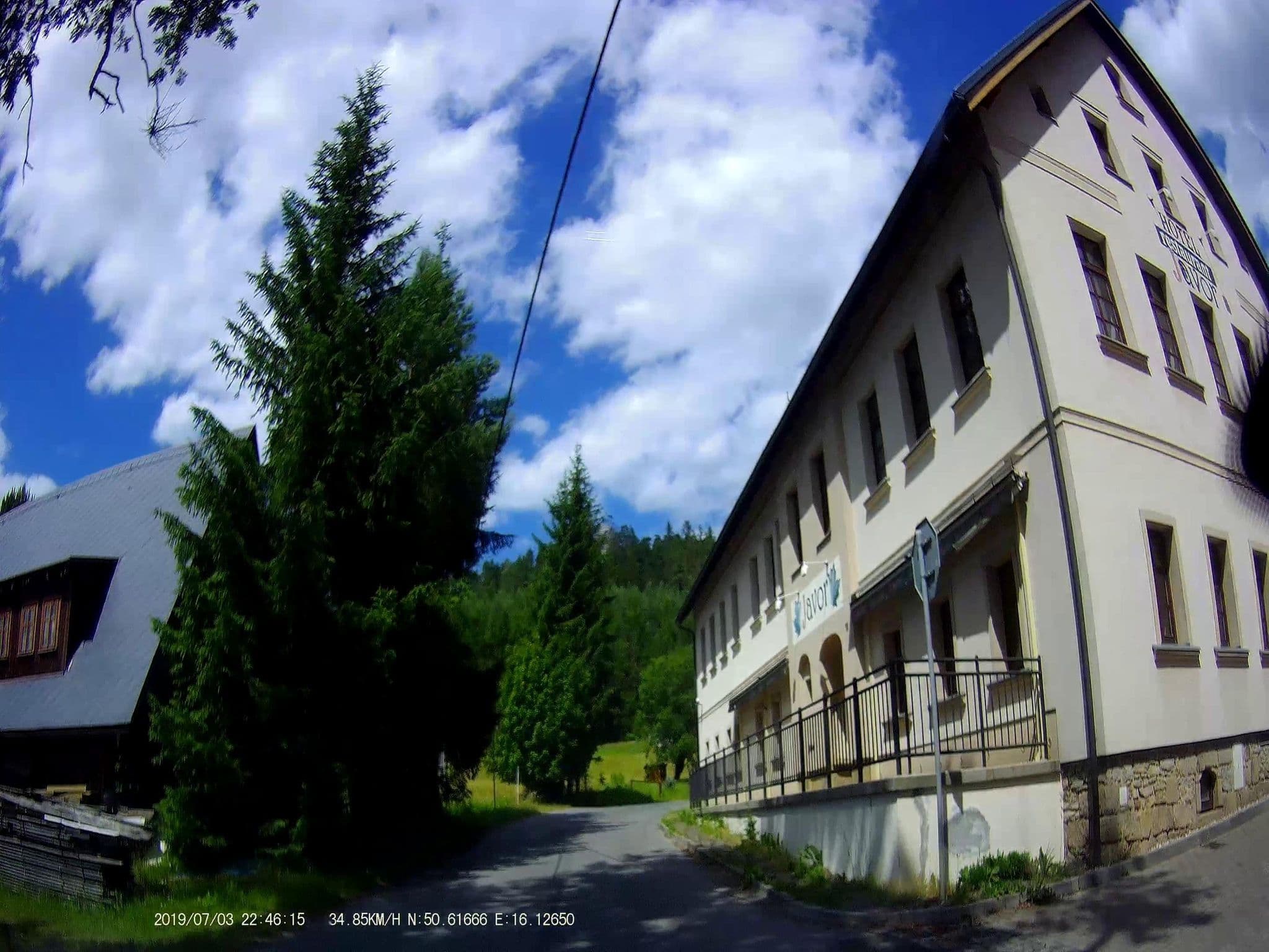 Street view near Hotel Javor Adršpach, Teplice nad Metují — © maxim752 (CC BY-SA · Mapillary)