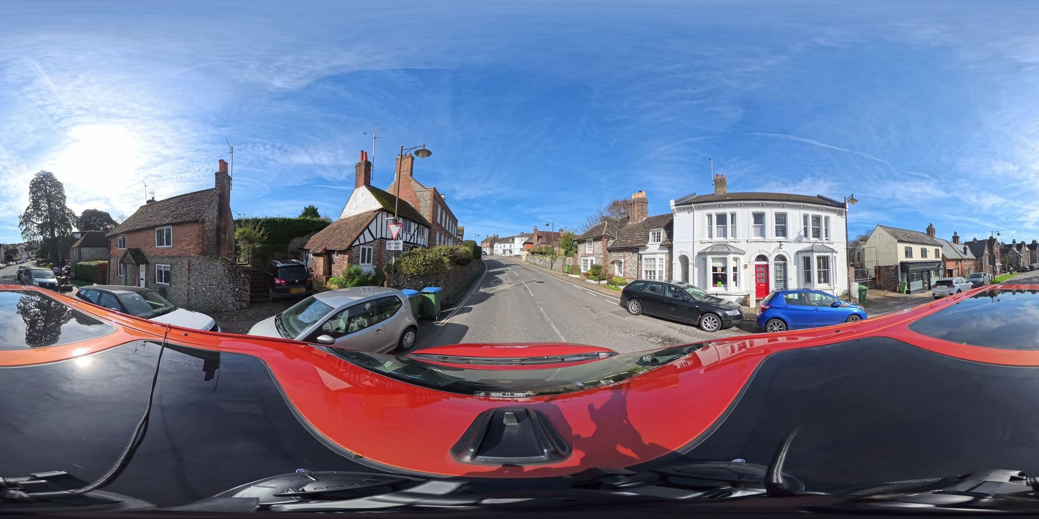 Street view near Springwells Country House, Steyning — © BlizzardBorn42Car (CC BY-SA · Mapillary)