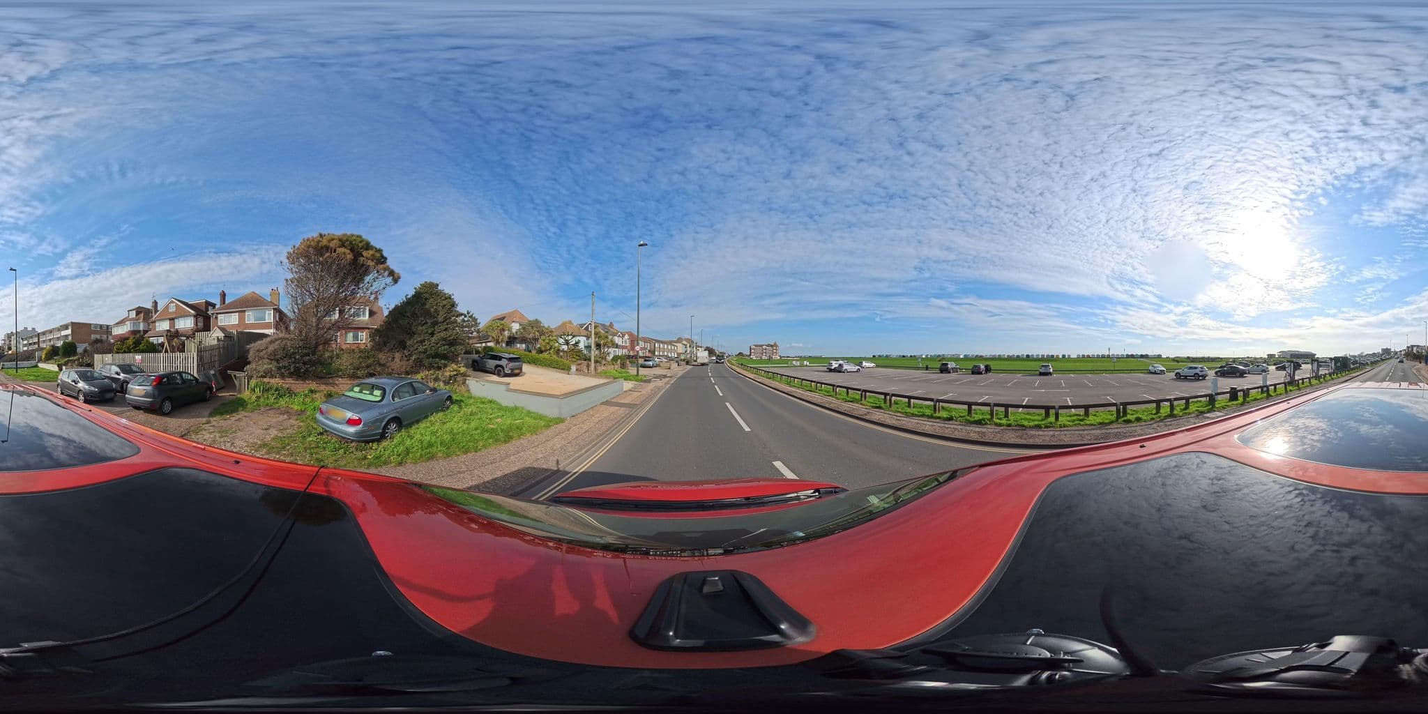 Street view near Bella Notte, Lancing — © BlizzardBorn42Car (CC BY-SA · Mapillary)