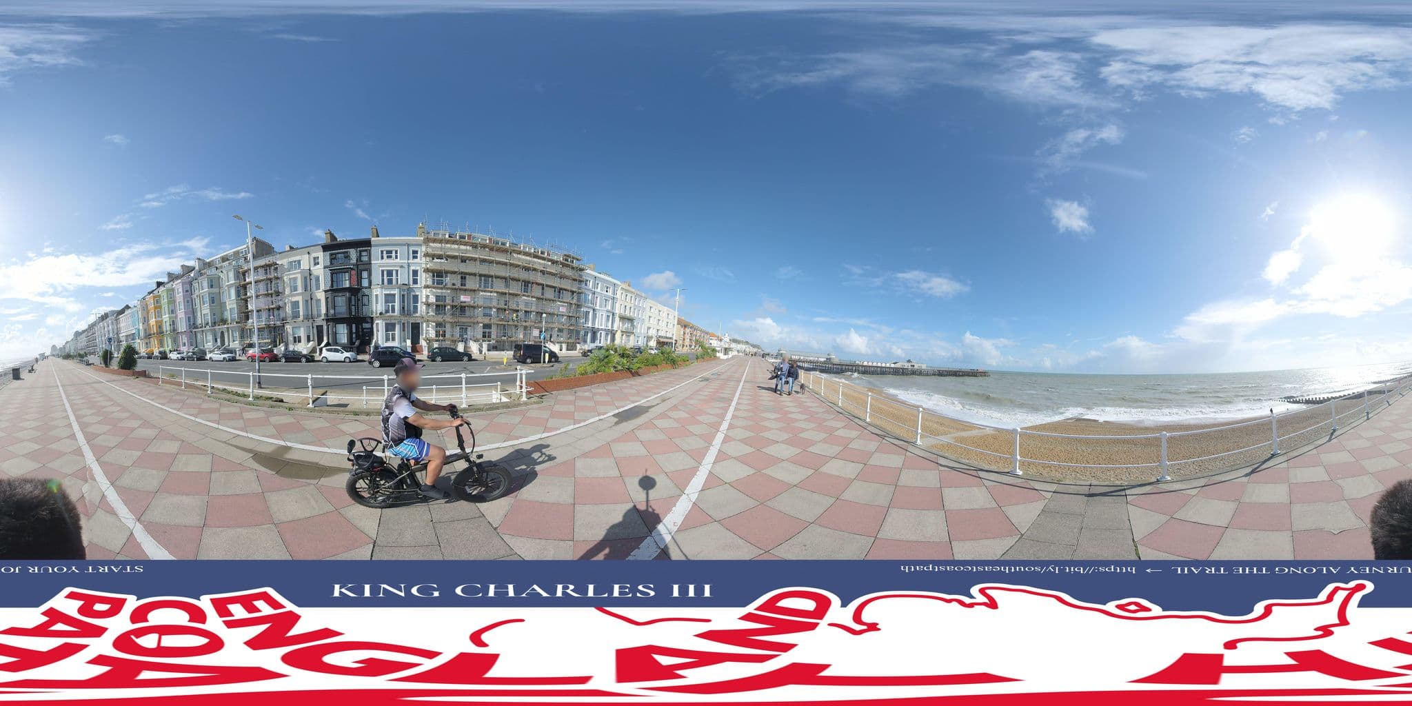Street view near Rubys Rooms, Hastings — © EnglandCoastPath (CC BY-SA · Mapillary)