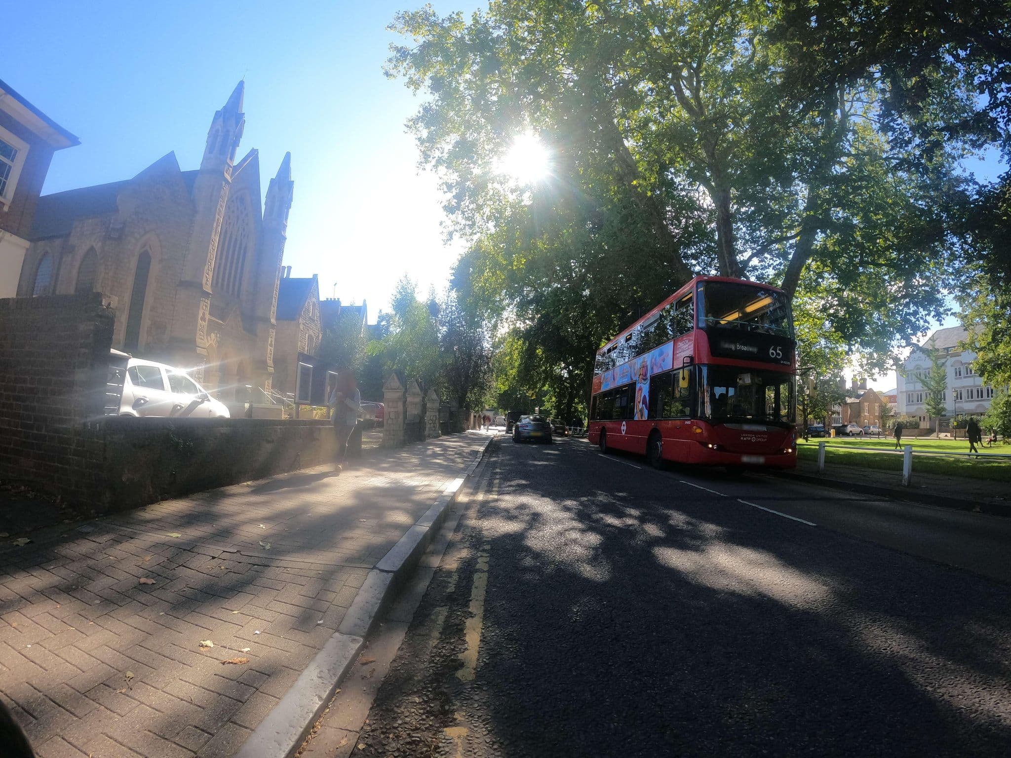 Street view near Ealing Green B & B, Ealing Common — © milhouse (CC BY-SA · Mapillary)
